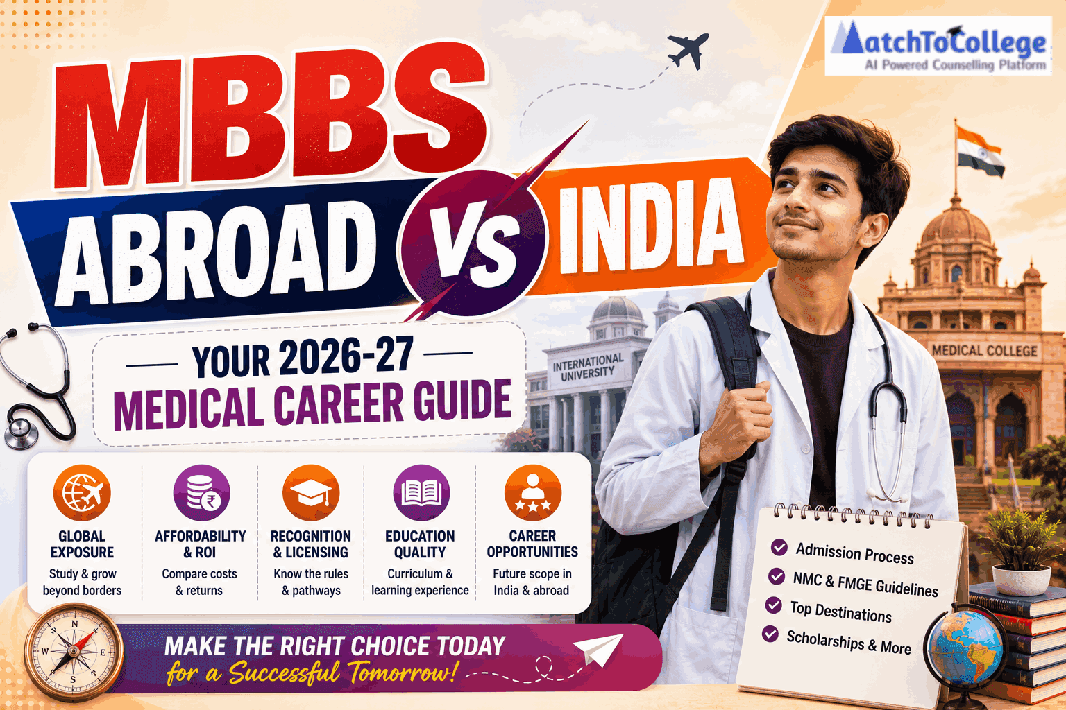 MBBS Abroad vs India: Your 2026-27 Medical Career Guide