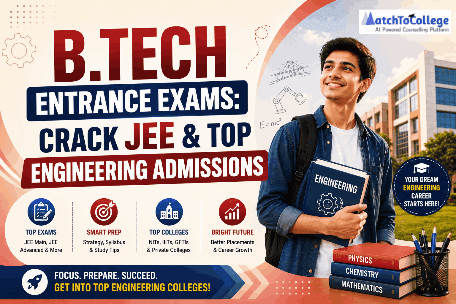 B.Tech Entrance Exams: Crack JEE & Top Engineering Admissions
