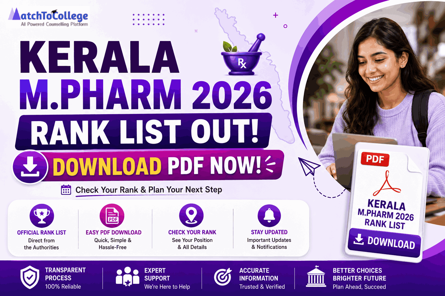 Kerala M.Pharm 2026 Rank List Out: Download PDF Now