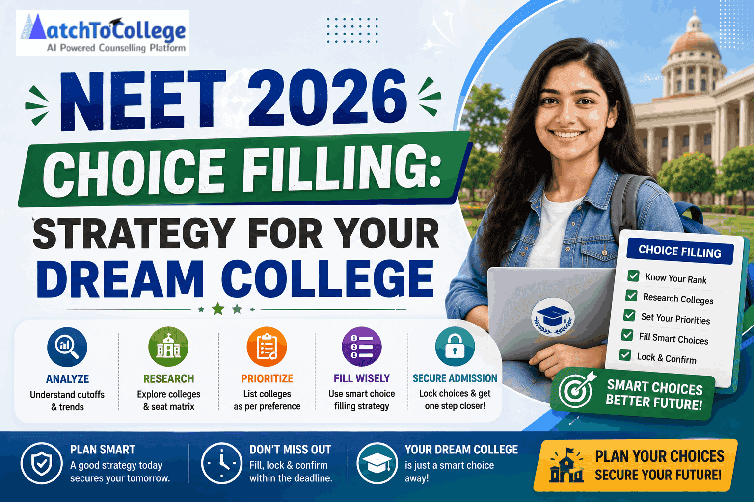 Mastering NEET 2026 Choice Filling: Get Your Dream College