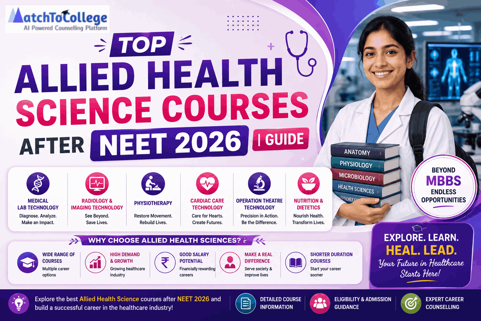Top Allied Health Science Courses After NEET 2026 | Guide