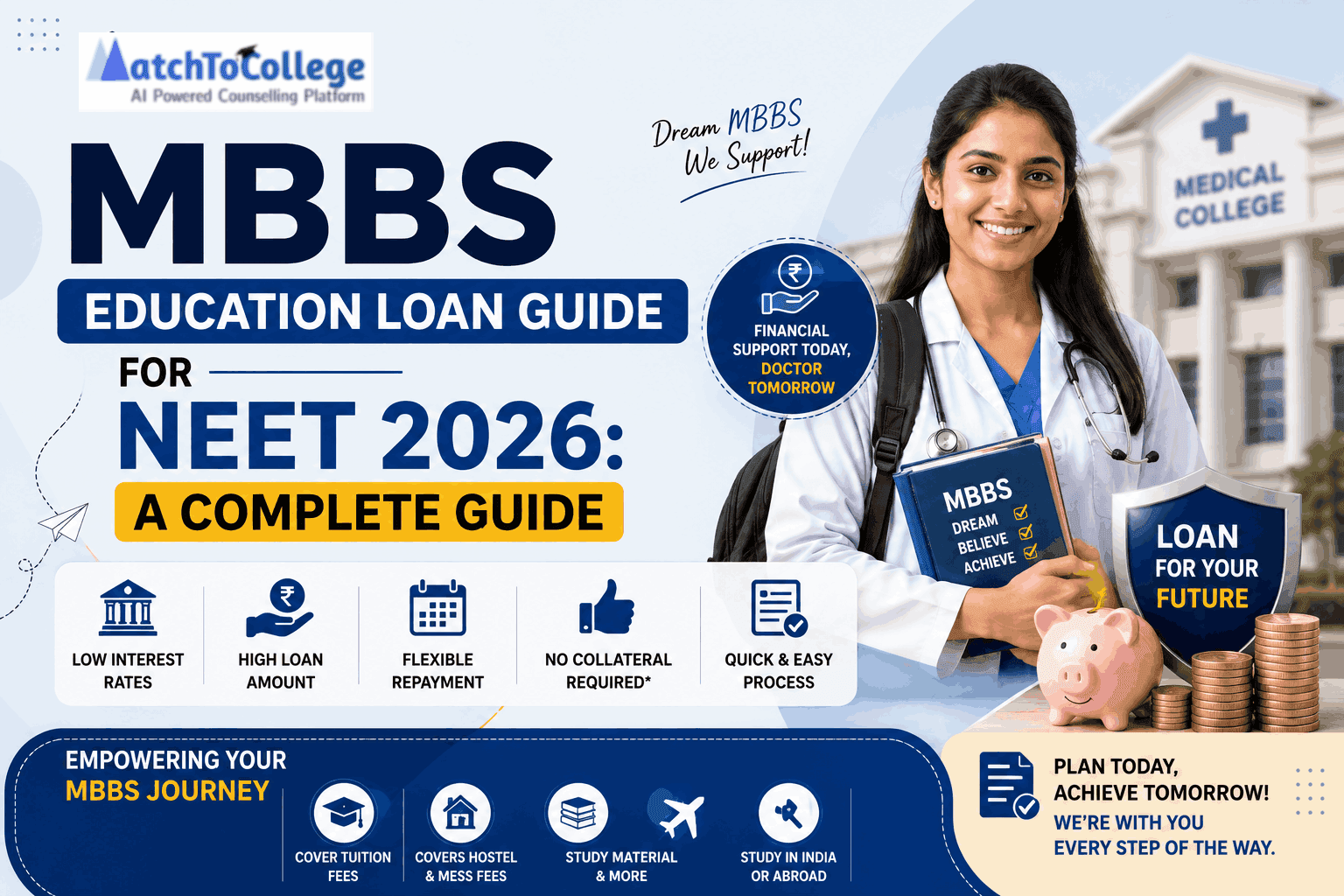 MBBS Education Loan Guide for NEET 2026: A Complete Guide