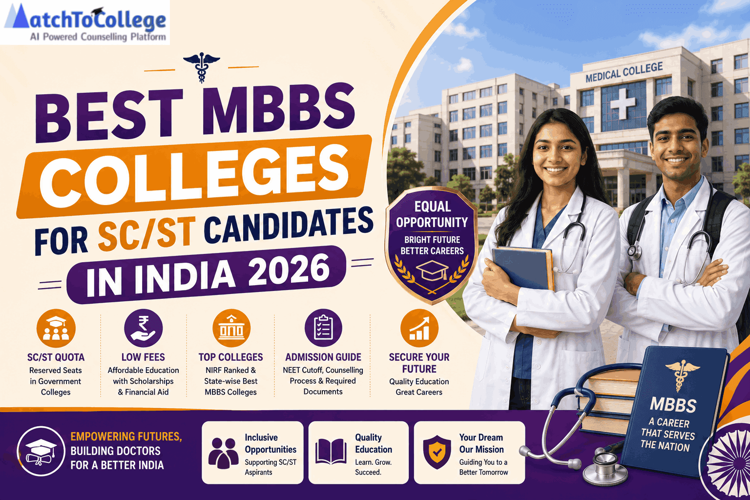 Best MBBS Colleges for SC/ST Candidates in India 2026