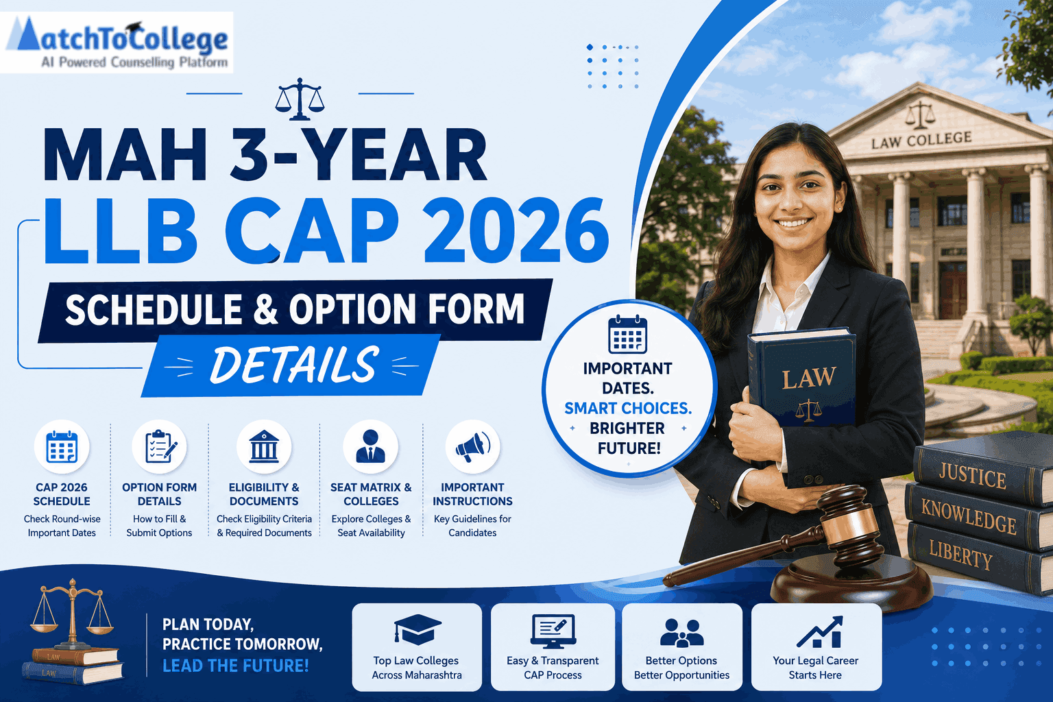 MAH 3-Year LLB CAP 2026 Schedule & Option Form Details