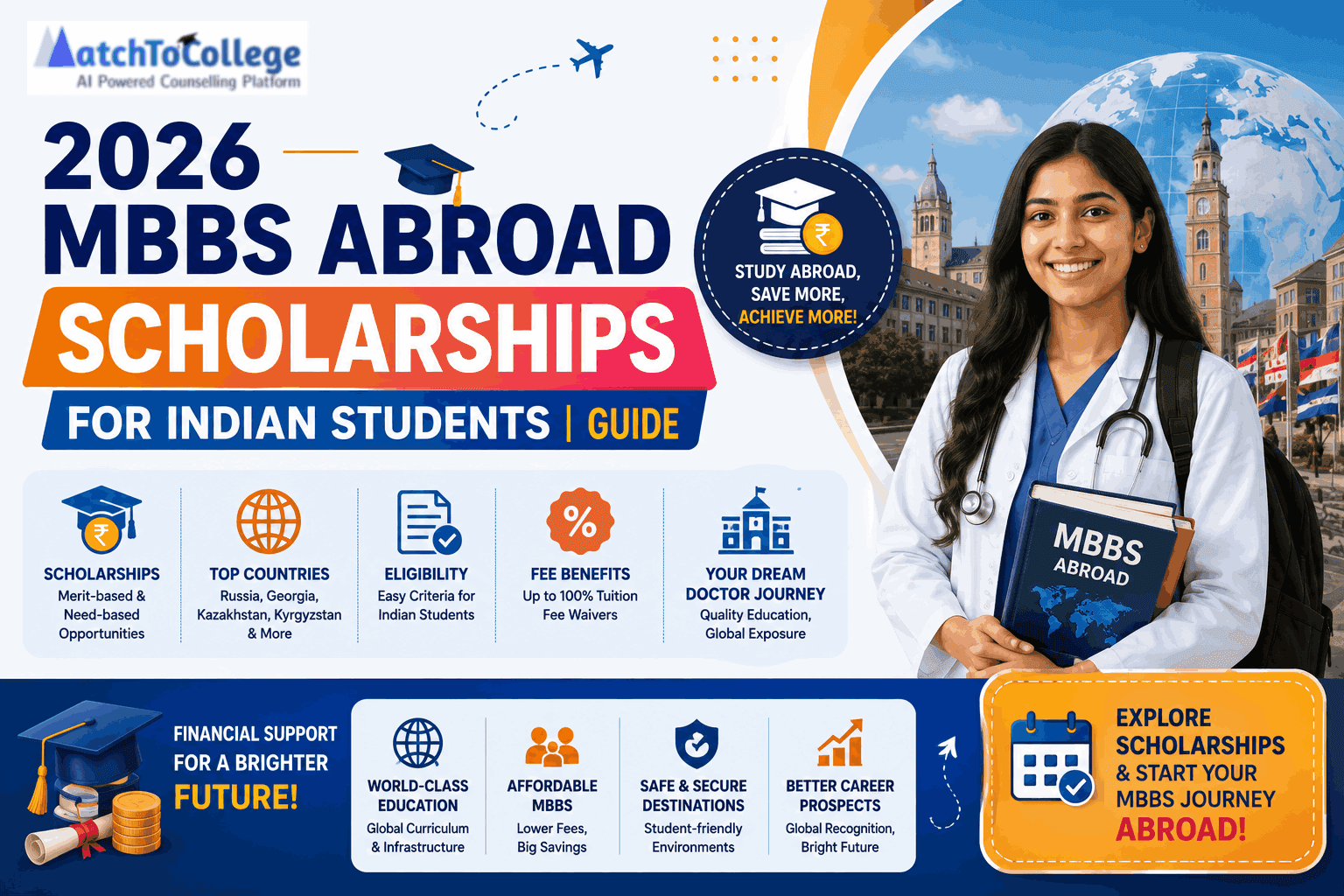 2026 MBBS Abroad Scholarships for Indian Students | Guide