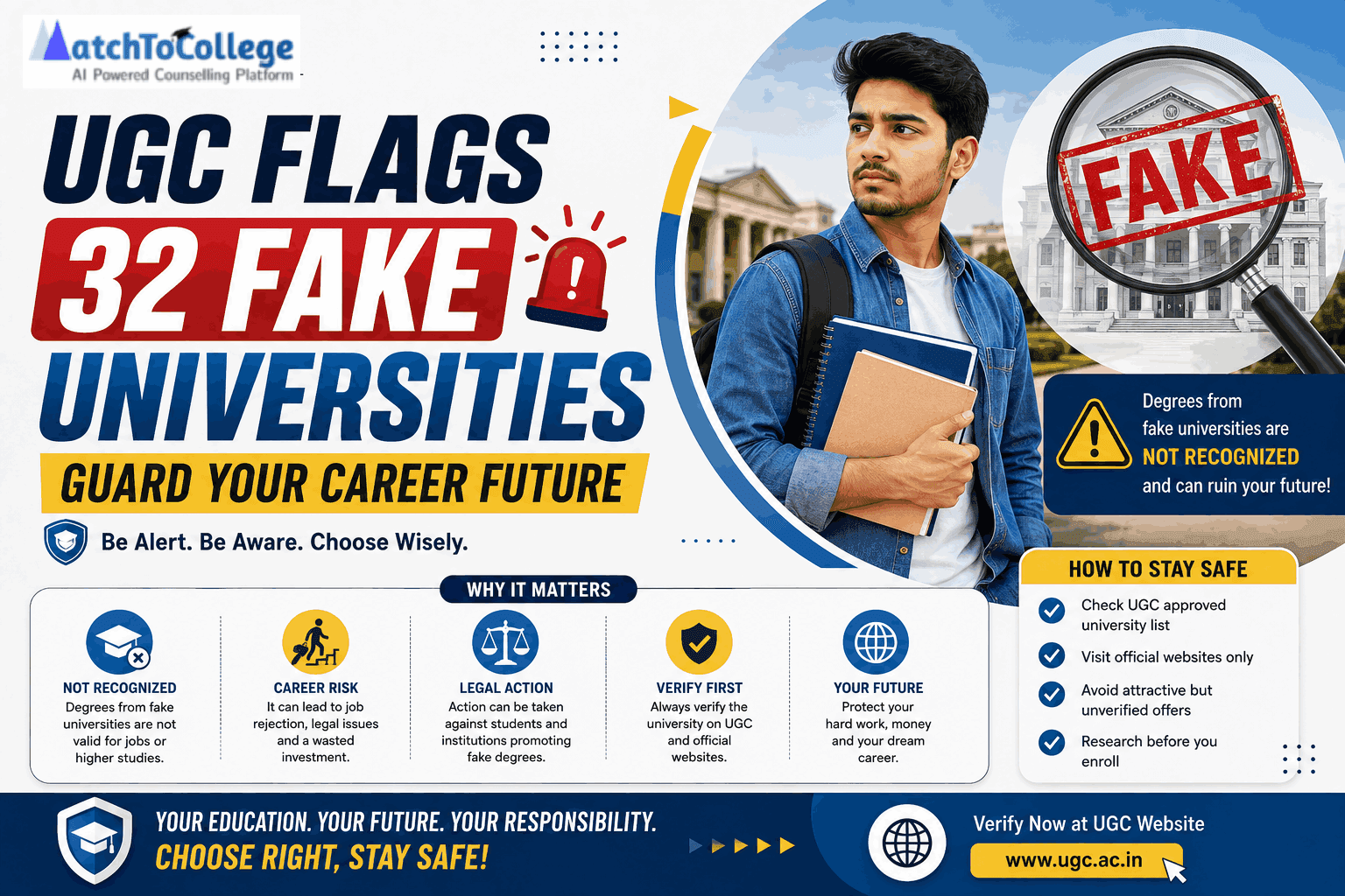UGC Flags 32 Fake Universities: Guard Your Career Future