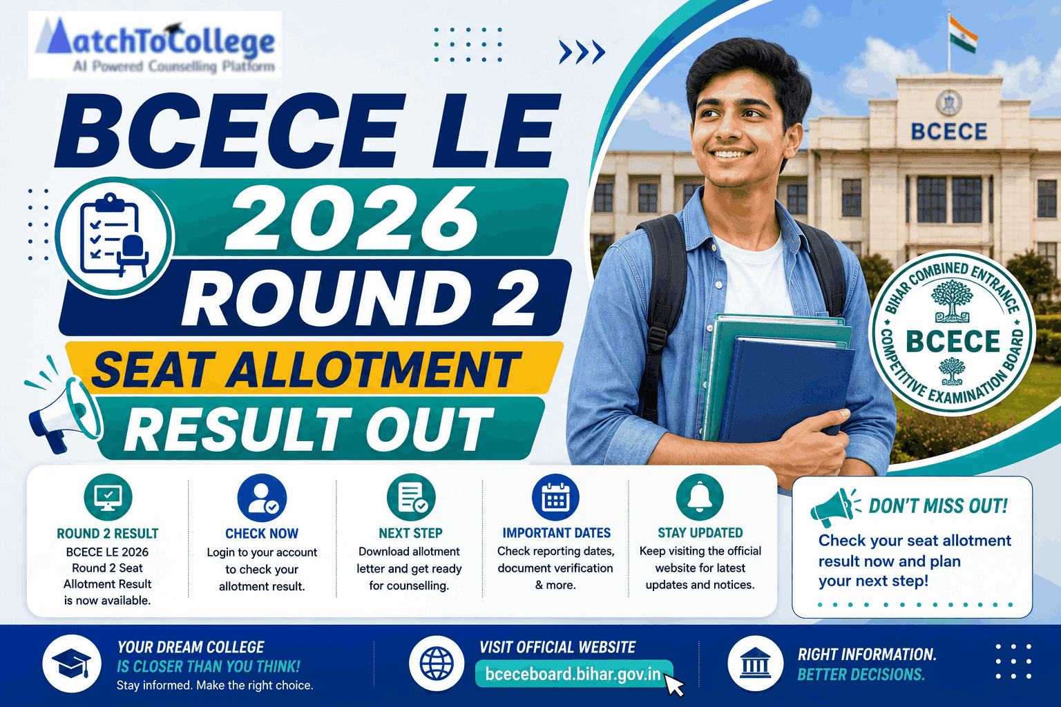 Jharkhand BEd Round 2 Counselling 2026: Apply Now