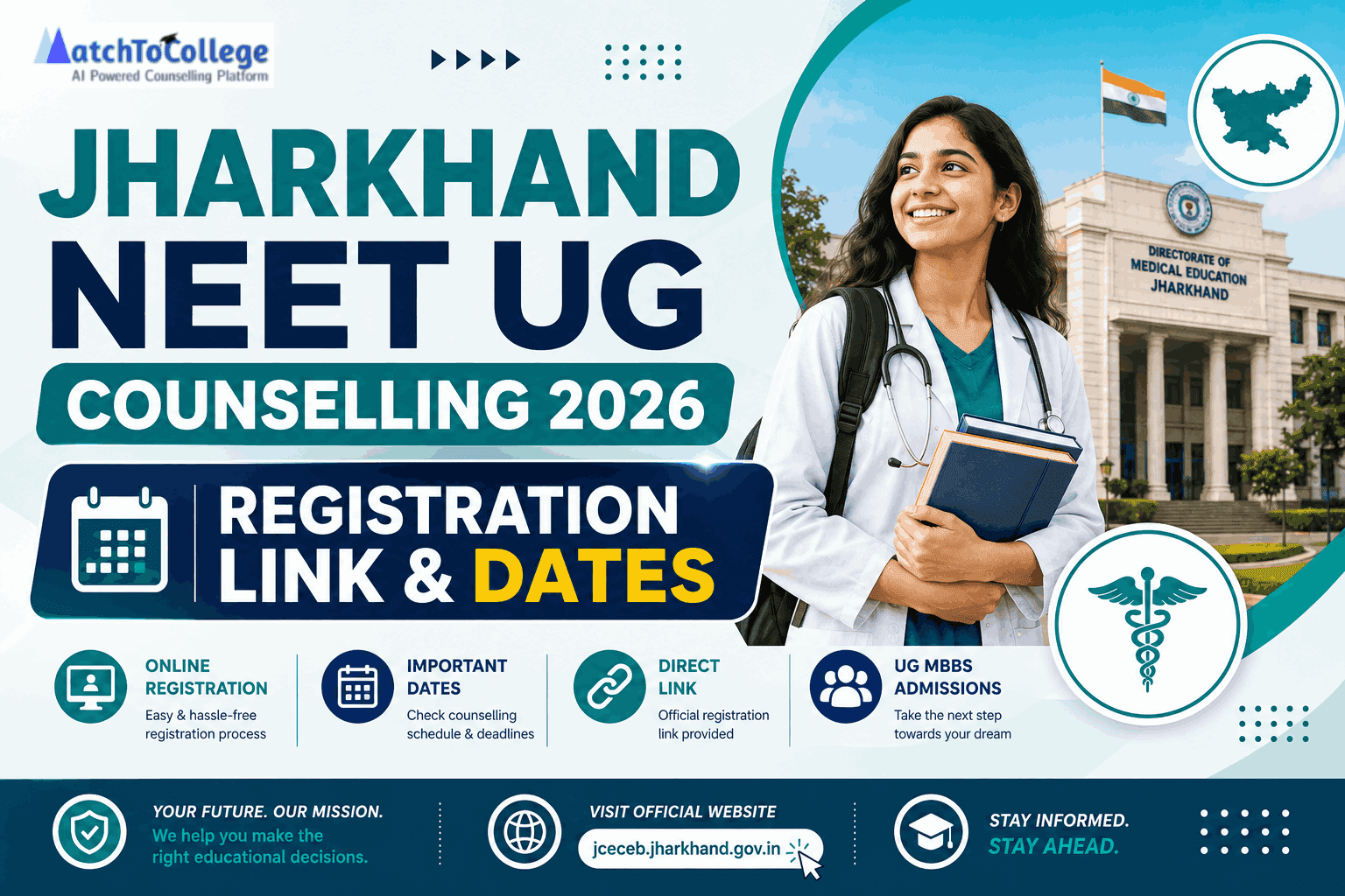 Jharkhand NEET UG Counselling 2026: Registration Link & Dates
