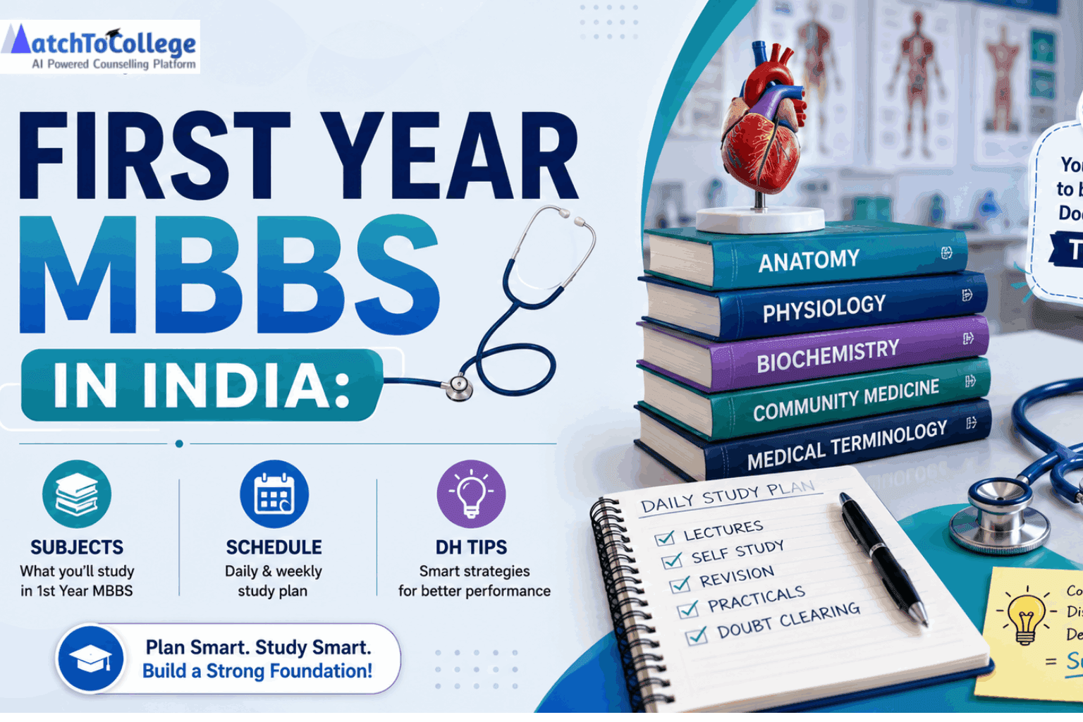 First Year MBBS in India: Subjects, Schedule & DH Tips