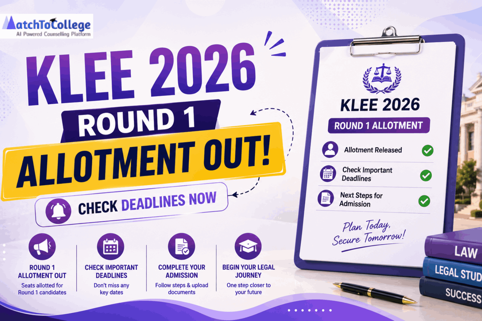 KLEE 2026 Round 1 Allotment Out: Check Deadlines Now