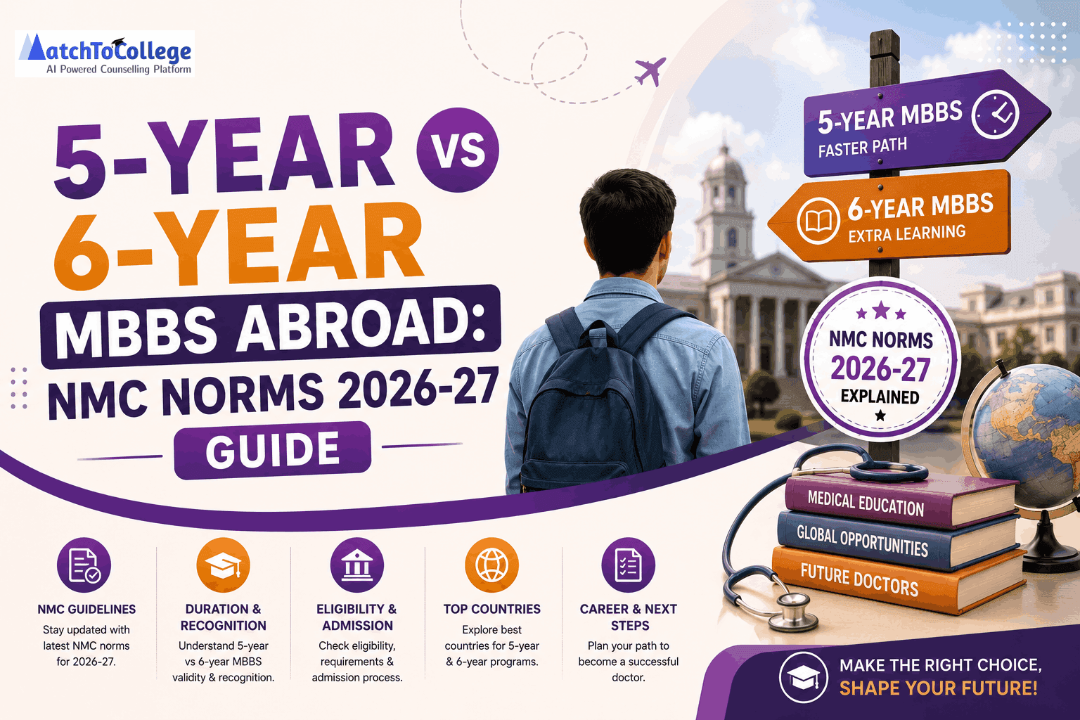 5-Year vs 6-Year MBBS Abroad: NMC Norms 2026-27 Guide