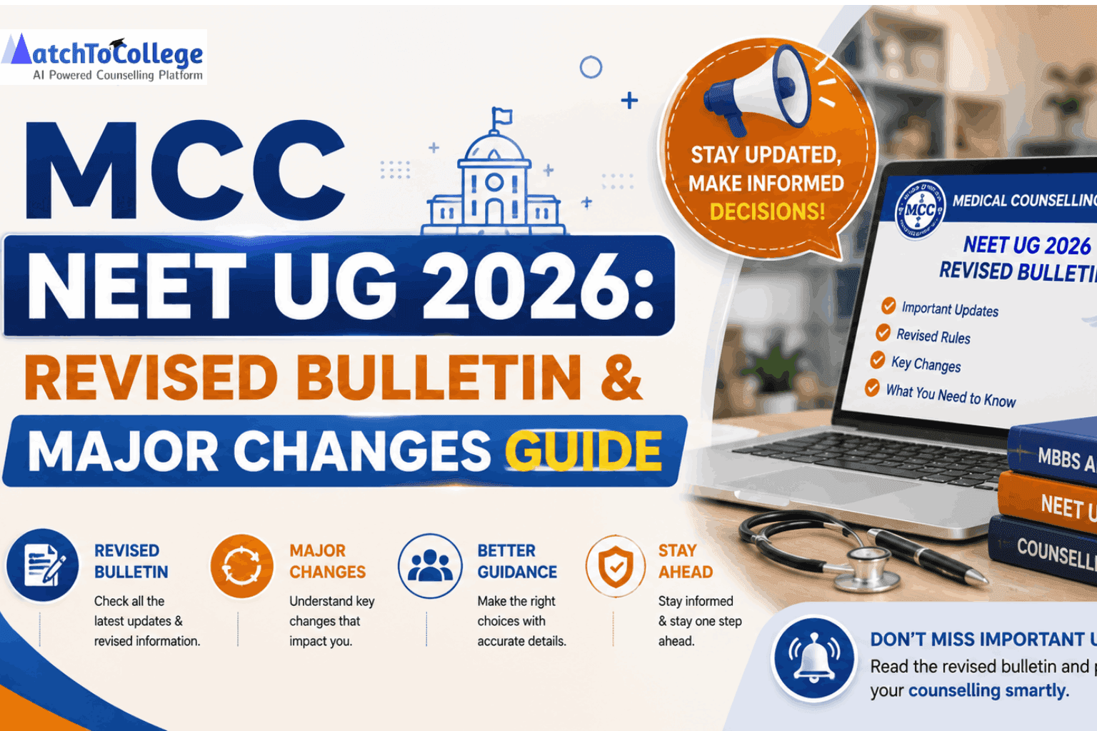 MCC NEET UG 2026: Revised Bulletin & Major Changes Guide
