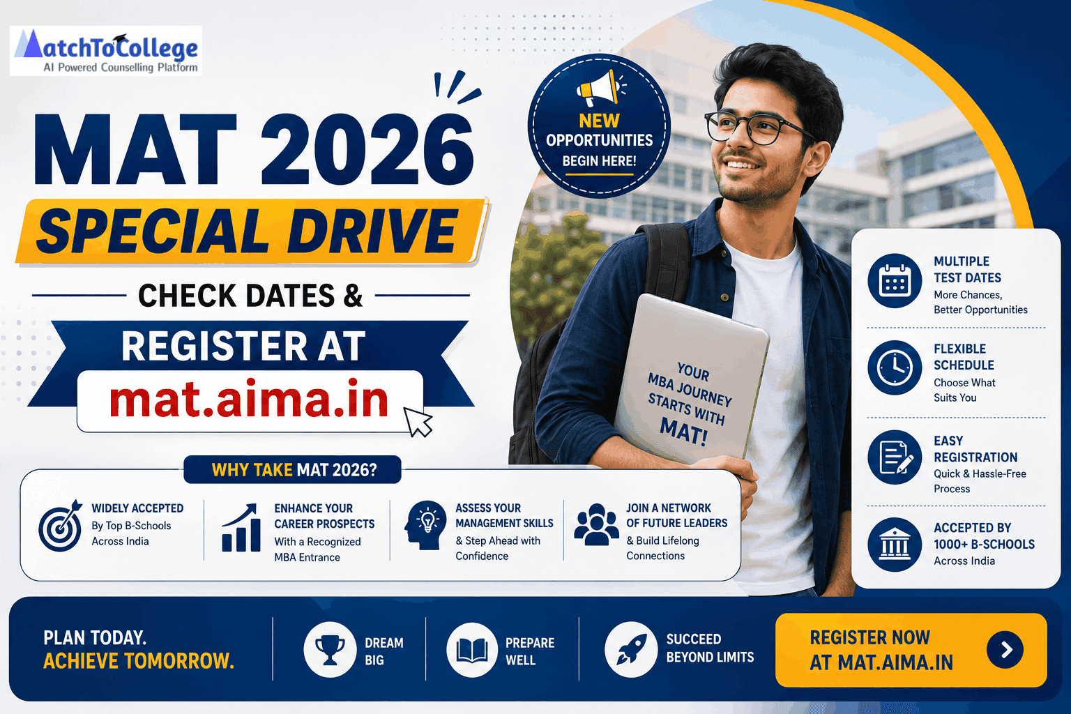 MAT 2026 Special Drive: Check Dates & Register at mat.aima.in