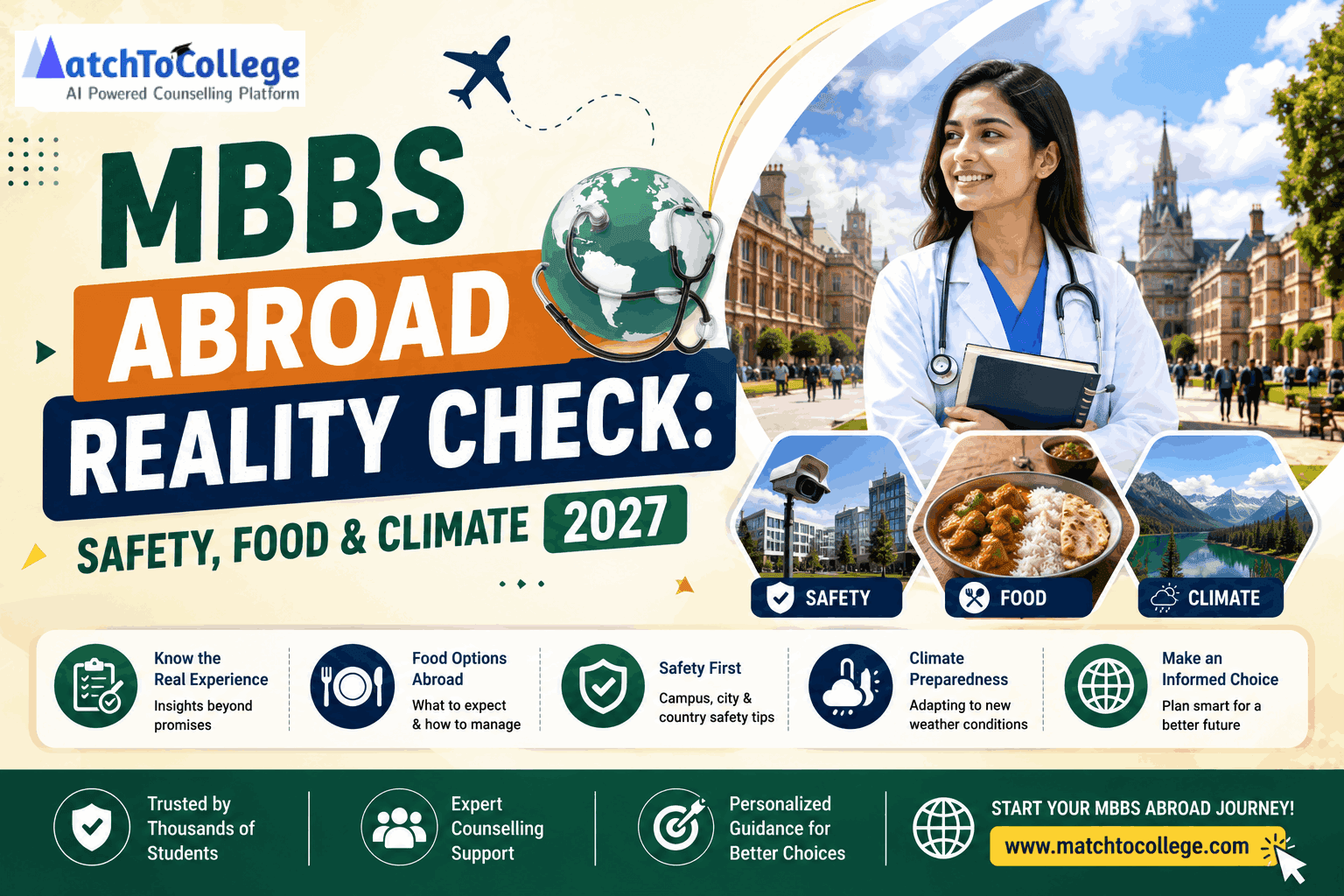 MBBS Abroad Reality Check: Safety, Food & Climate 2027