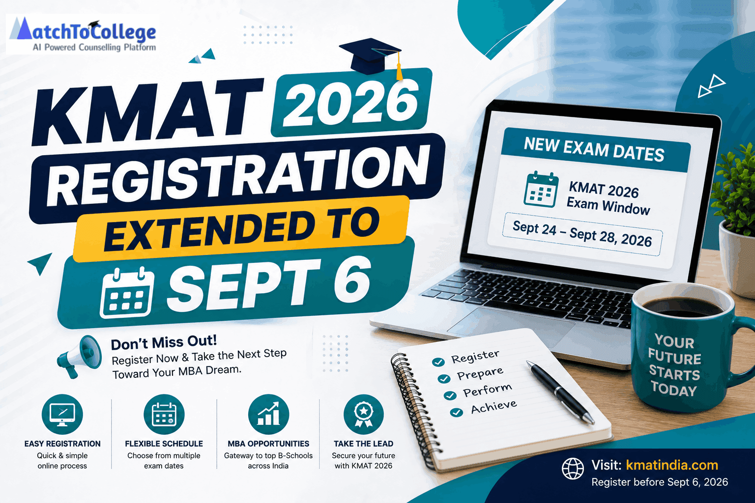 KMAT 2026 Registration Extended to Sept 6: New Exam Dates