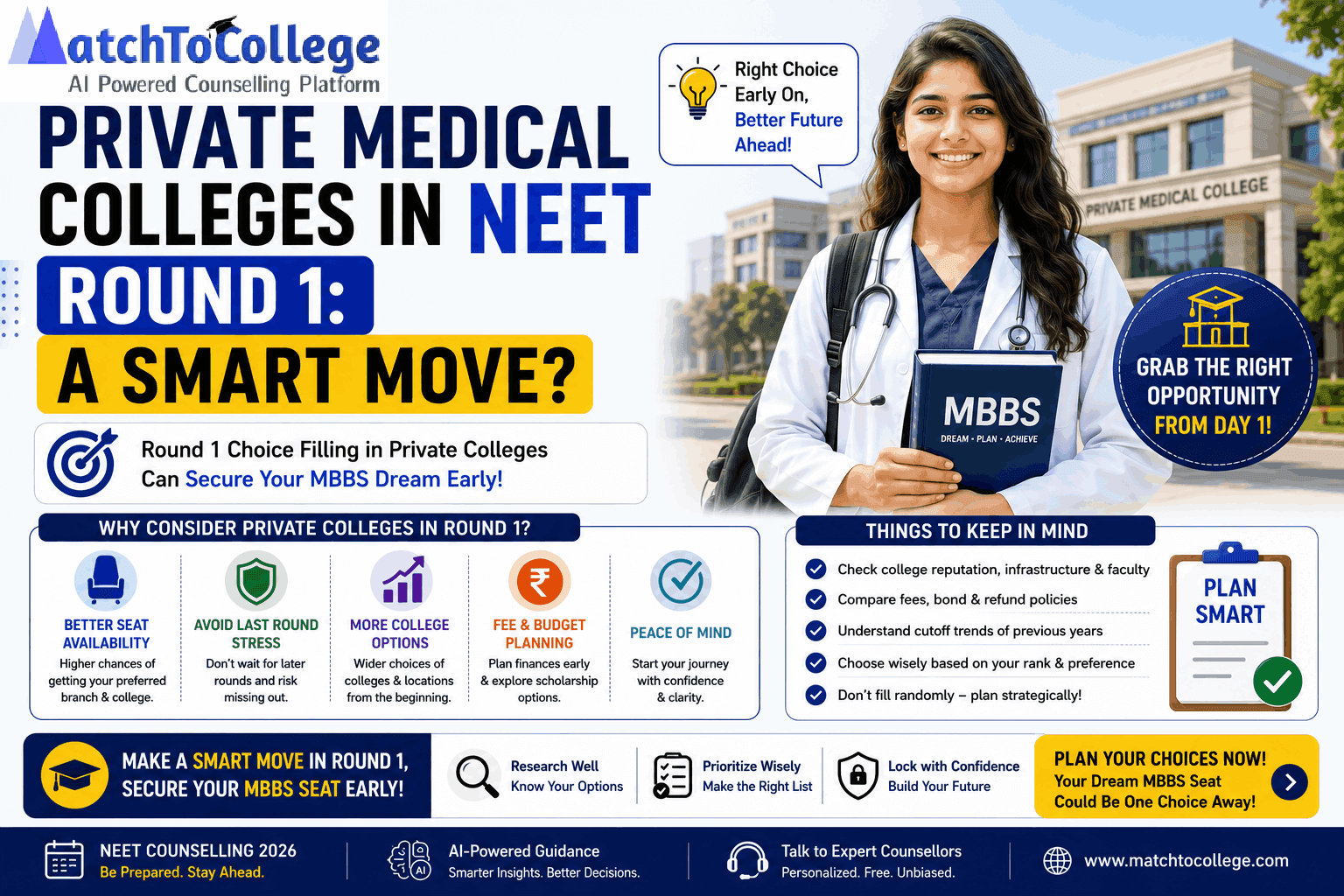 Private Medical Colleges in NEET Round 1: A Smart Move?