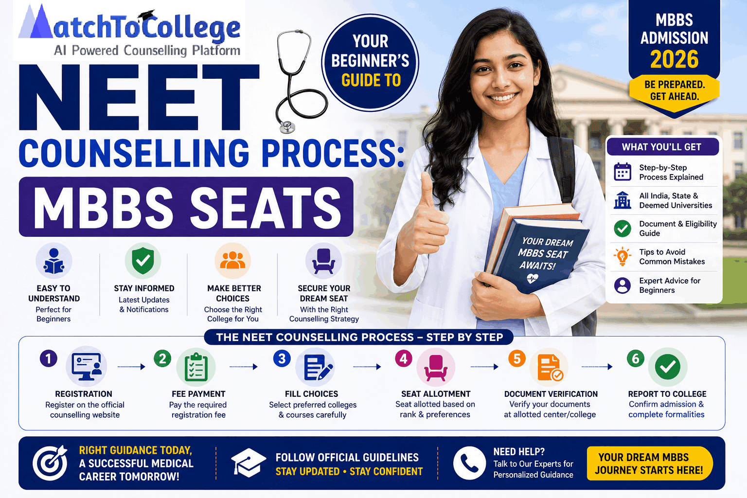 NEET Counselling Process: Your Beginner's Guide to MBBS Seats