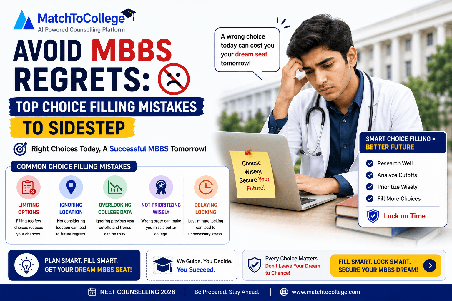 Avoid MBBS Regrets: Top Choice Filling Mistakes to Sidestep