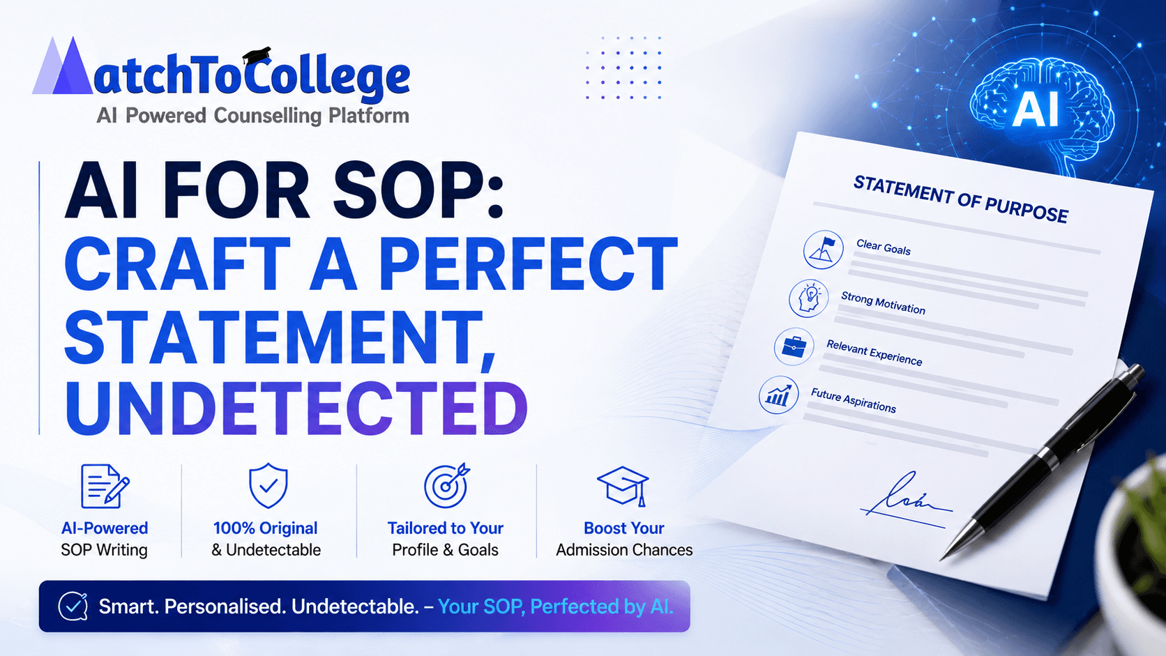 AI for SOP: Craft a Perfect Statement, Undetected