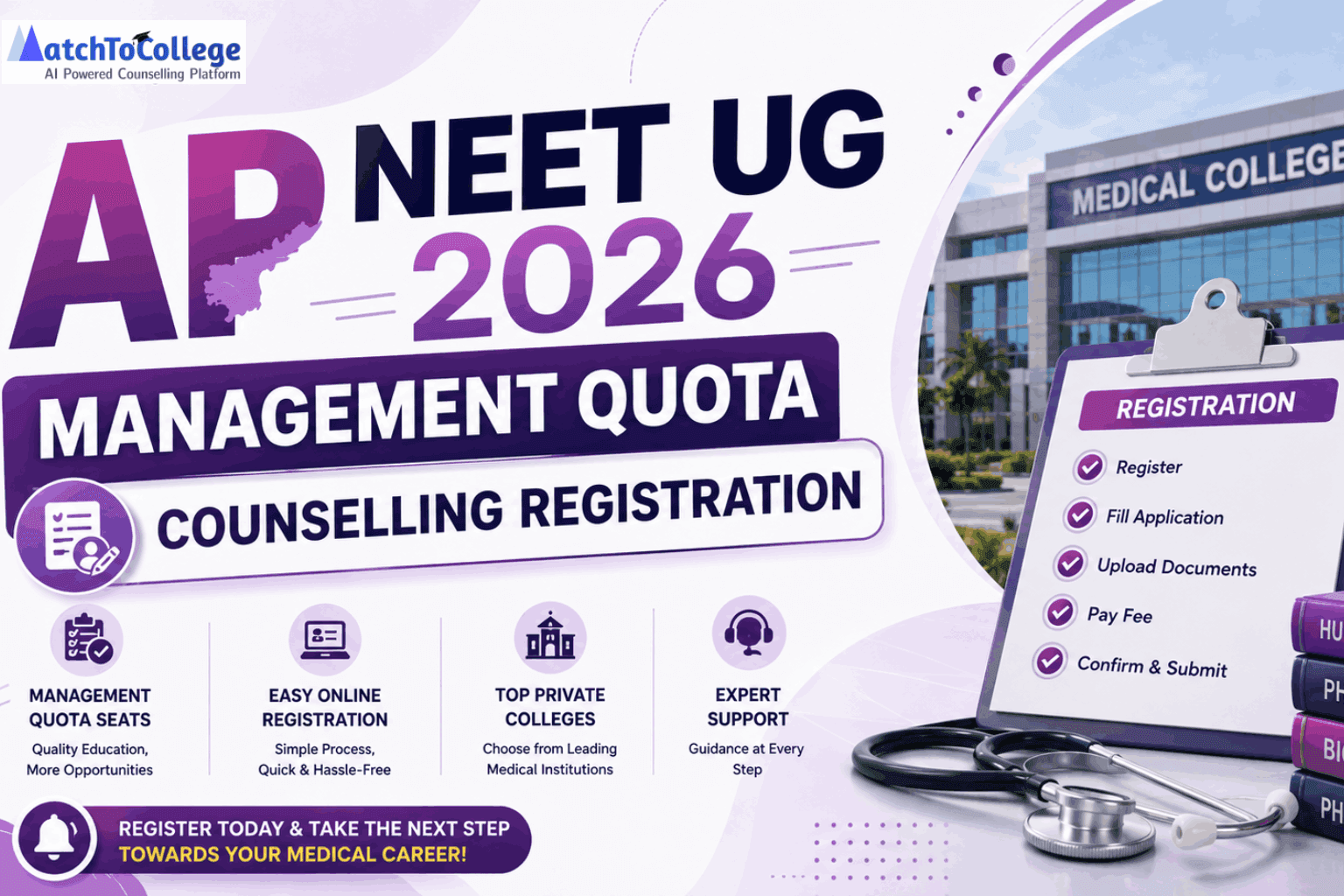 AP NEET UG 2026 Management Quota Counselling Registration