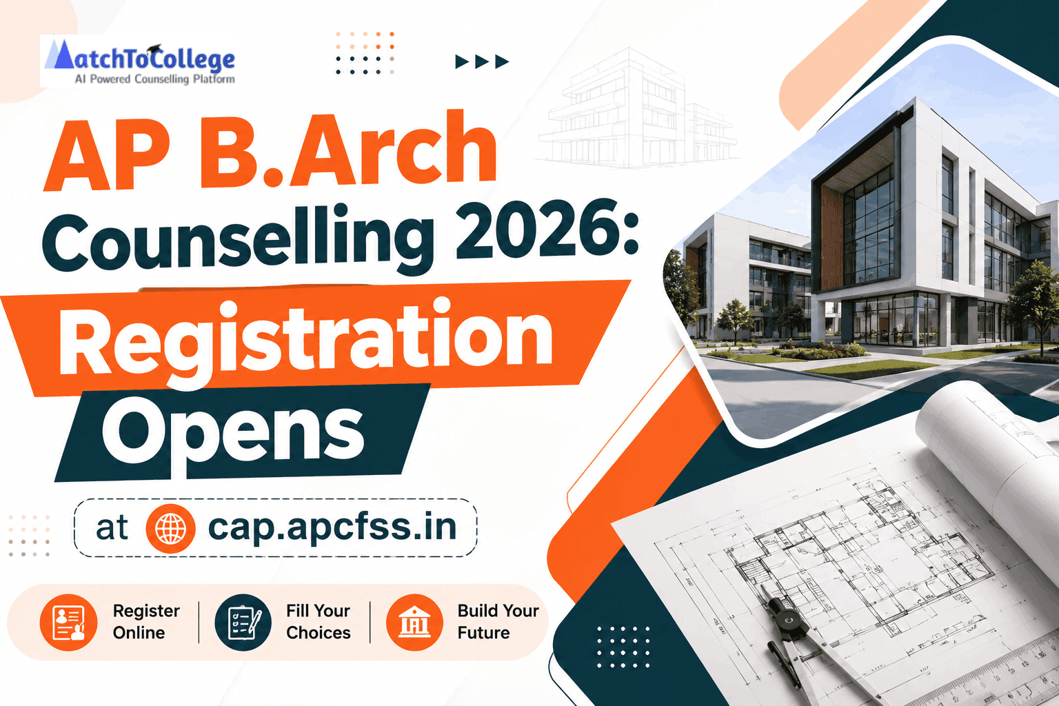 AP B.Arch Counselling 2026: Registration Opens at cap.apcfss.in