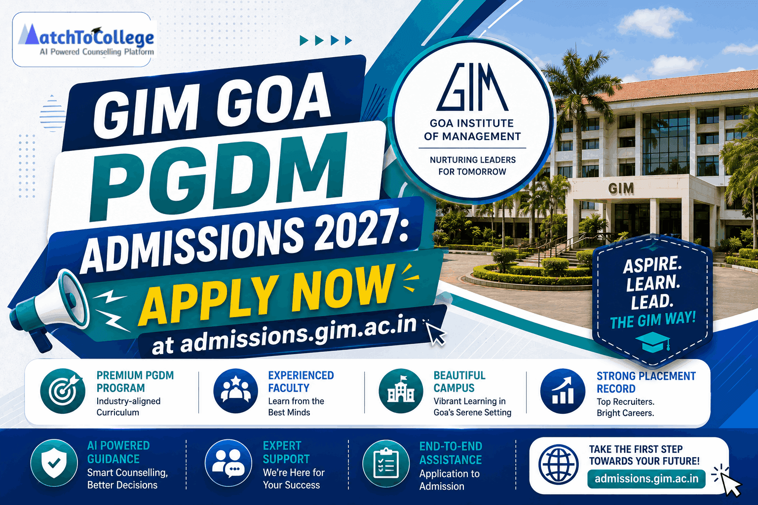 GIM Goa PGDM Admissions 2027: Apply Now at admissions.gim.ac.in