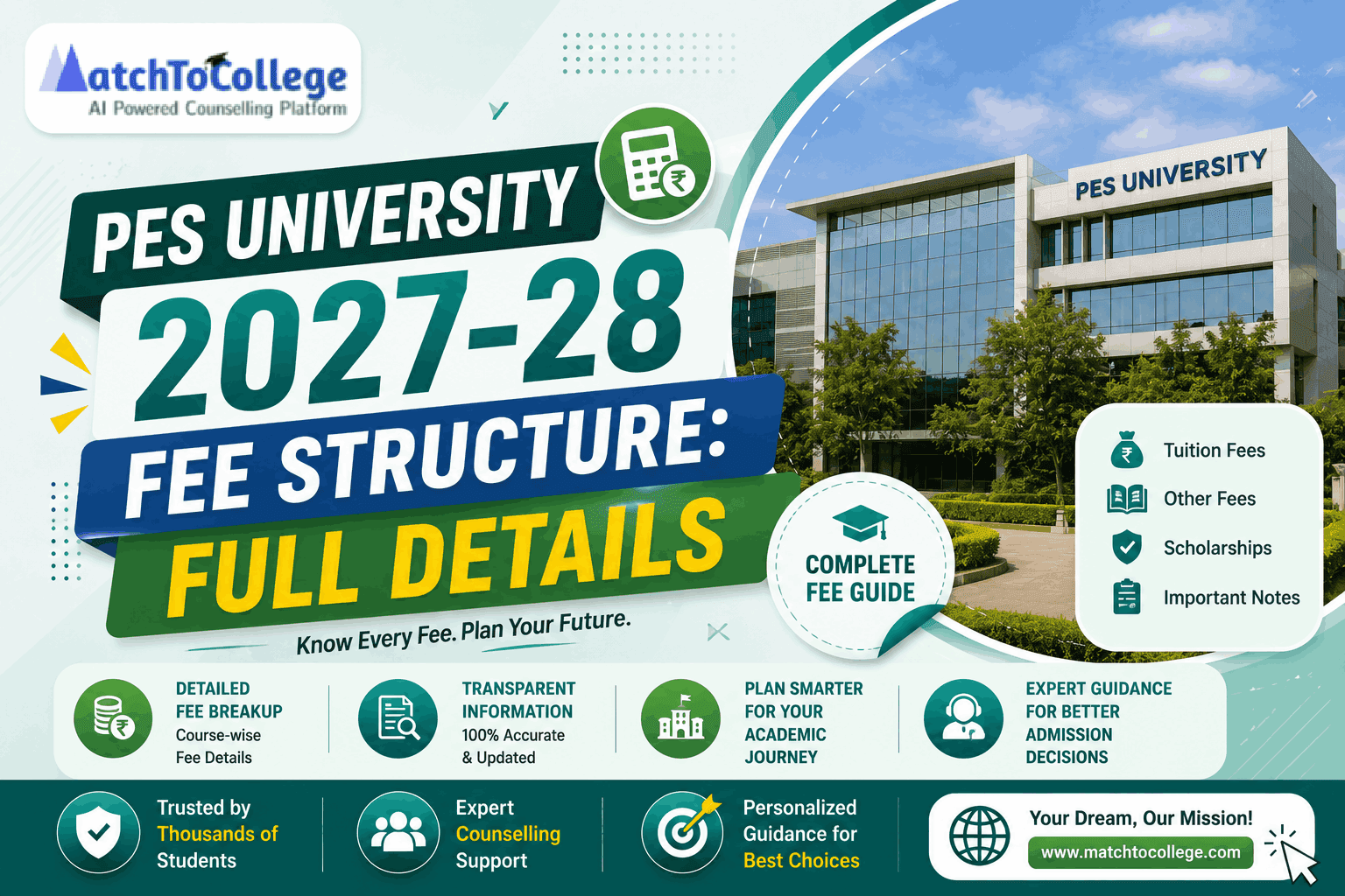 PES University 2027-28 Fee Structure: Full Details