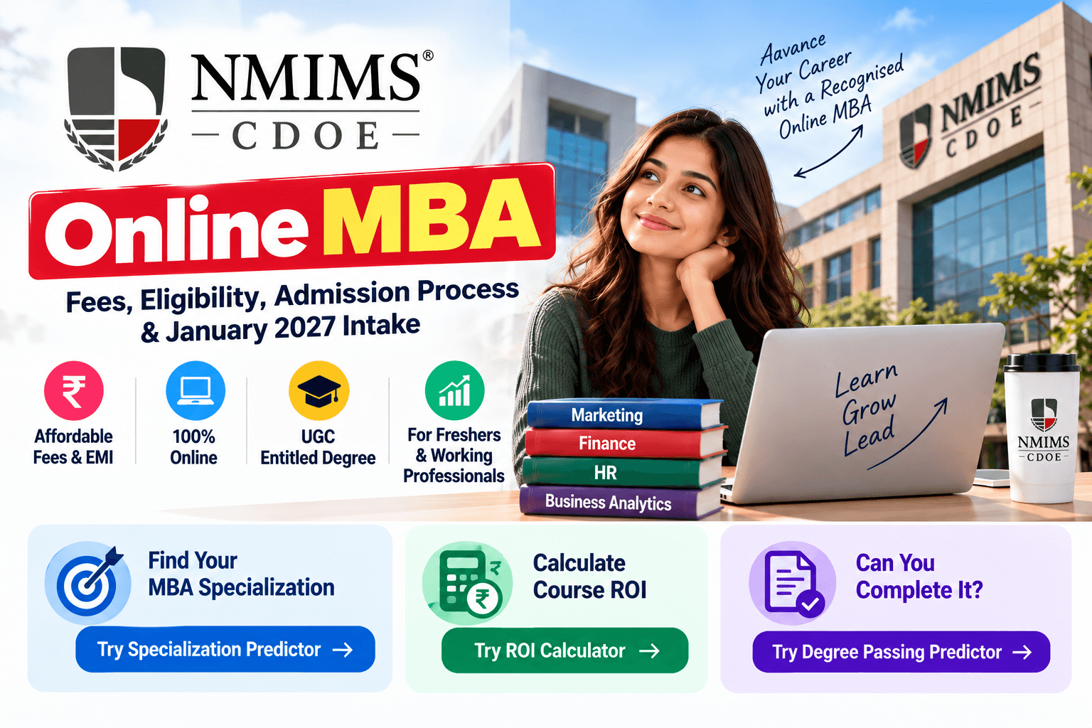 NMIMS Online MBA: Fees, Eligibility, Admission Process January 2027
