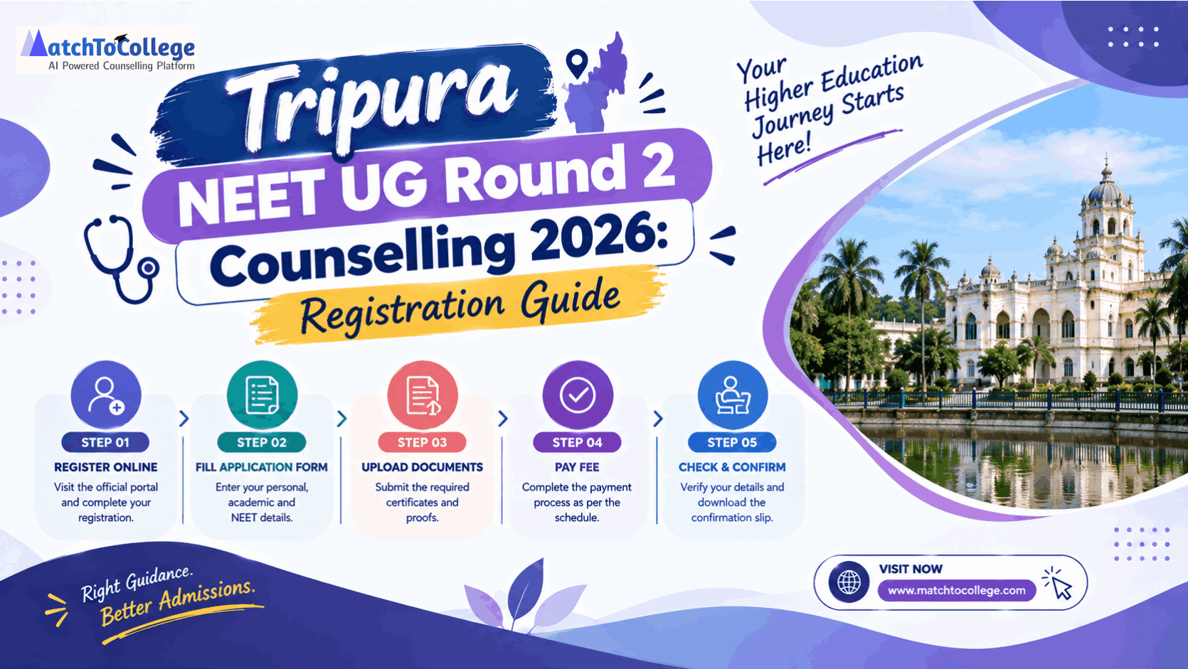 Tripura NEET UG Round 2 Counselling 2026: Registration Guide