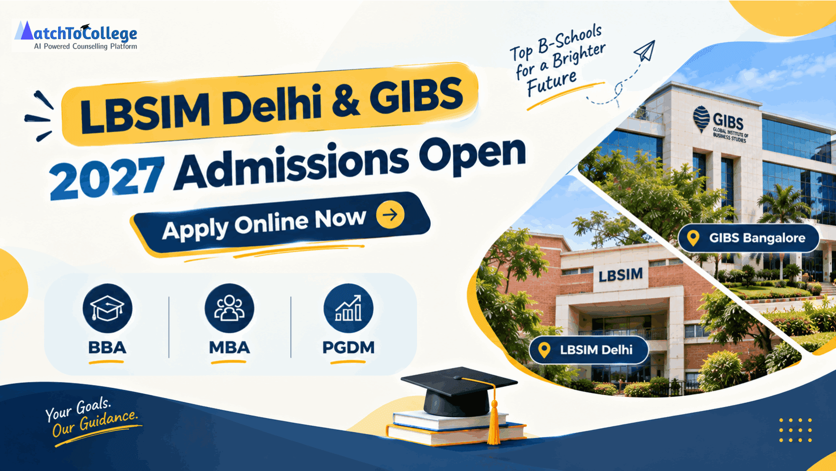 LBSIM Delhi & GIBS 2027 Admissions Open: Apply Online Now