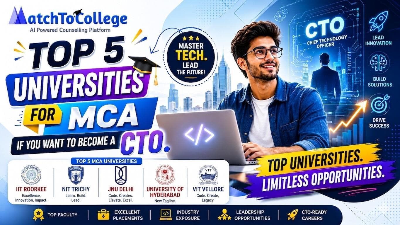 Top 5 MCA Universities to Become a CTO: Your Tech Leadership Path