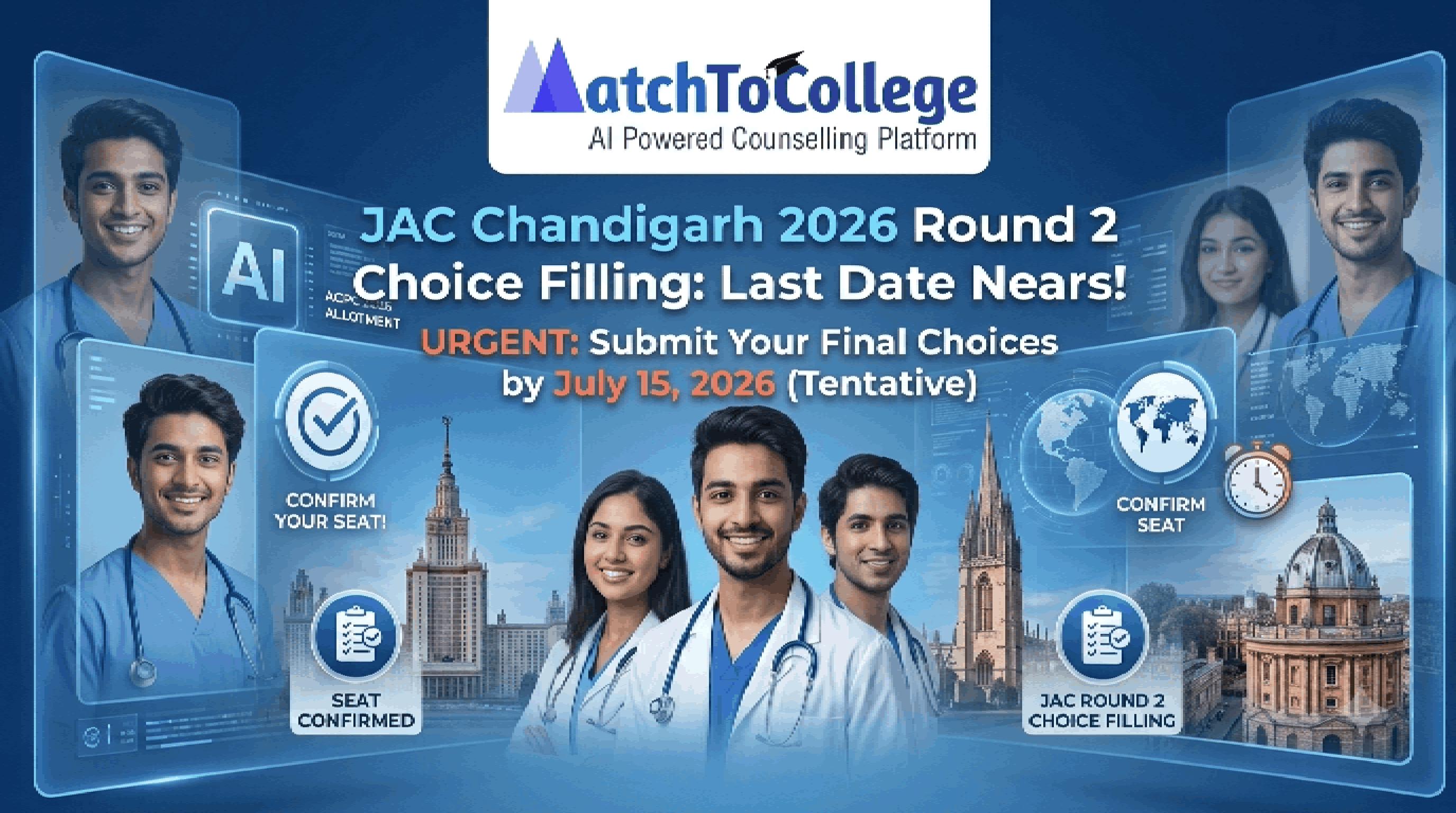 JAC Chandigarh 2026 Round 2 Choice Filling Last Date Nears!
