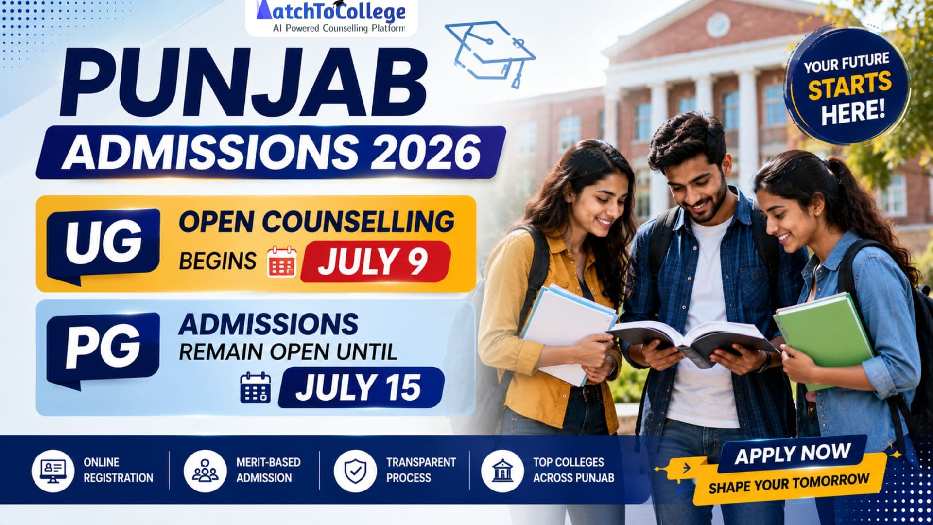 Punjab UG/PG Admissions 2026: Key Dates & Your Guide