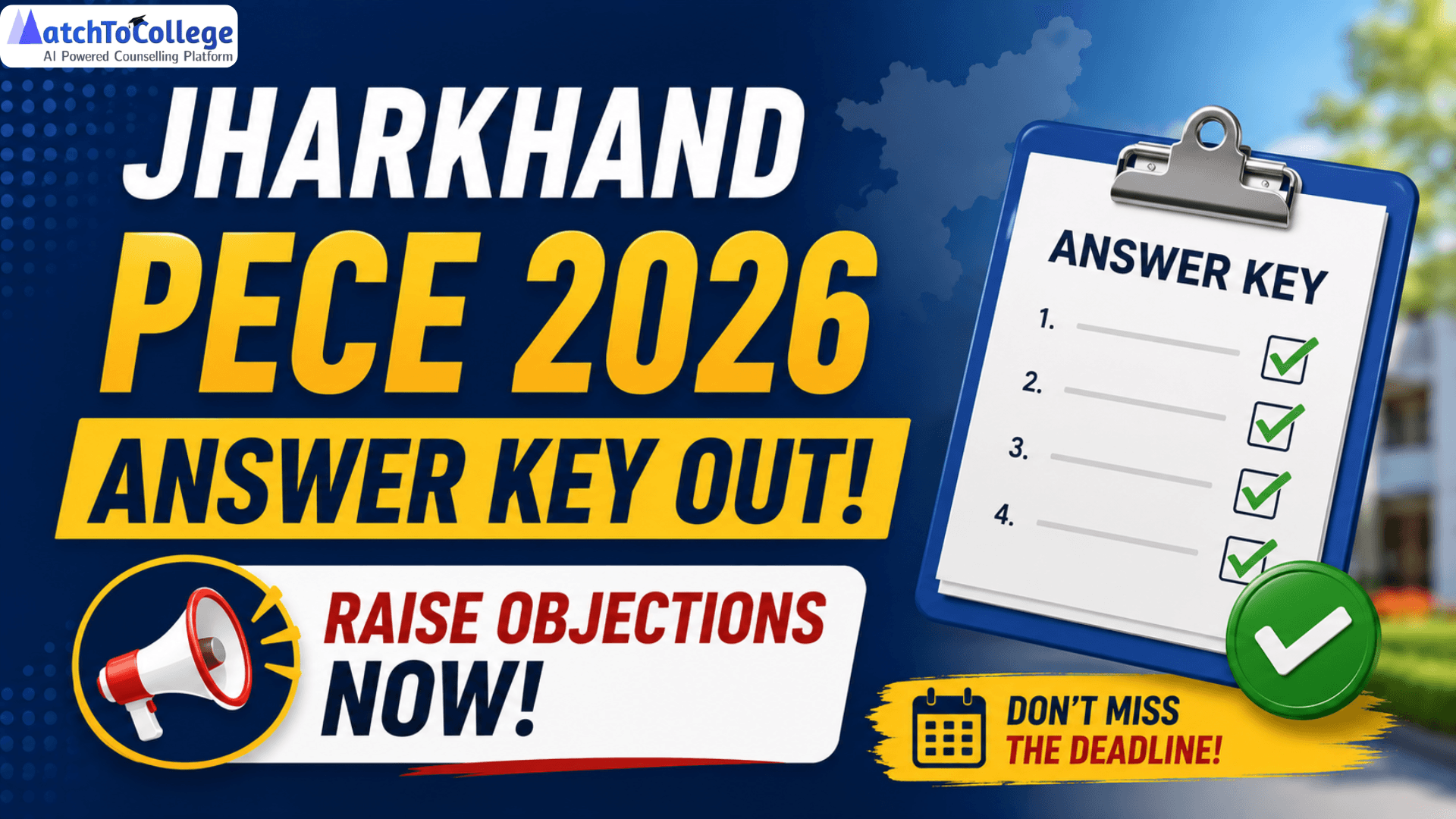 Jharkhand PECE 2026 Answer Key OUT: Raise Objections Now!