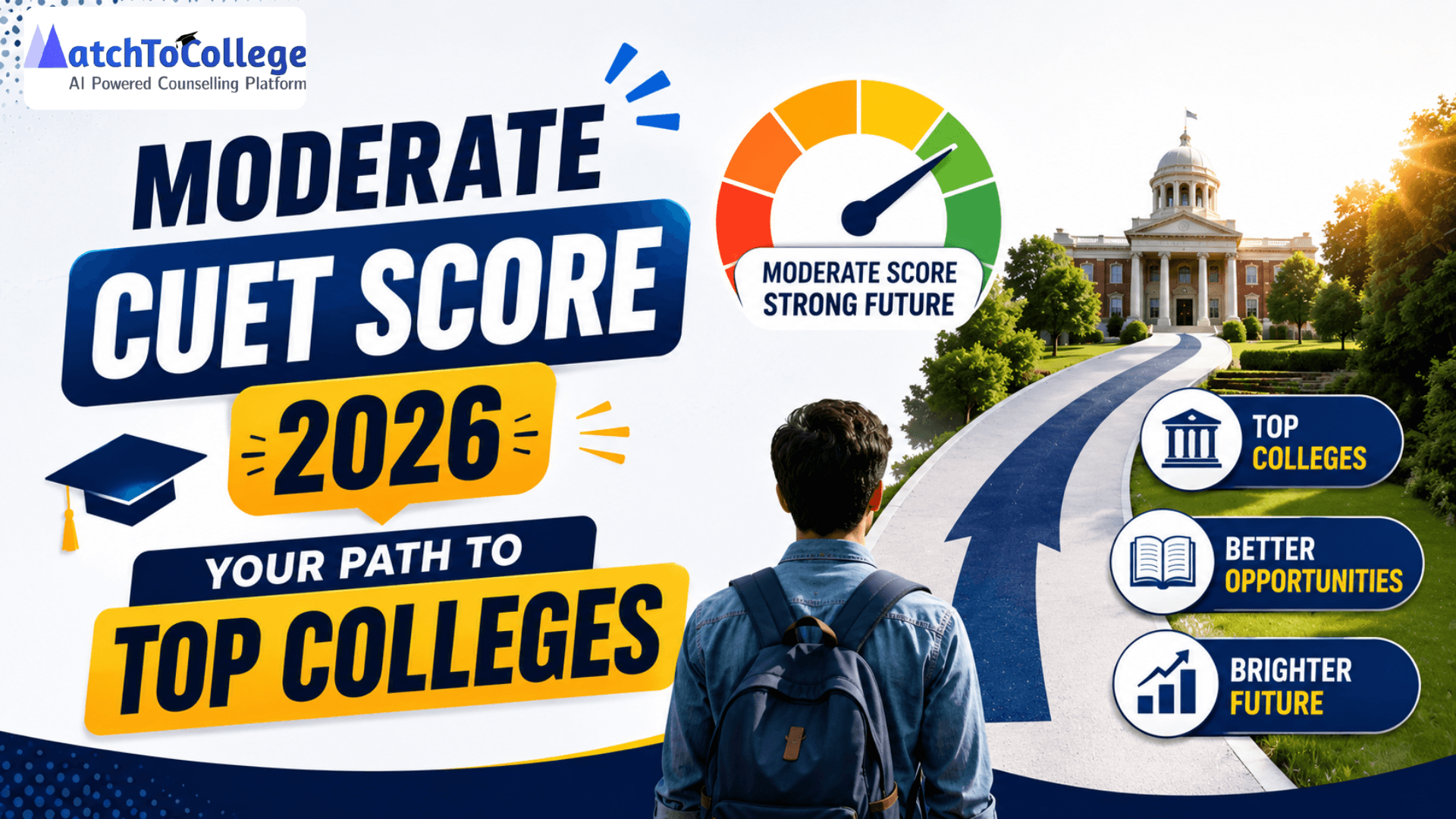 Moderate CUET Score 2026: Your Path to Top Colleges
