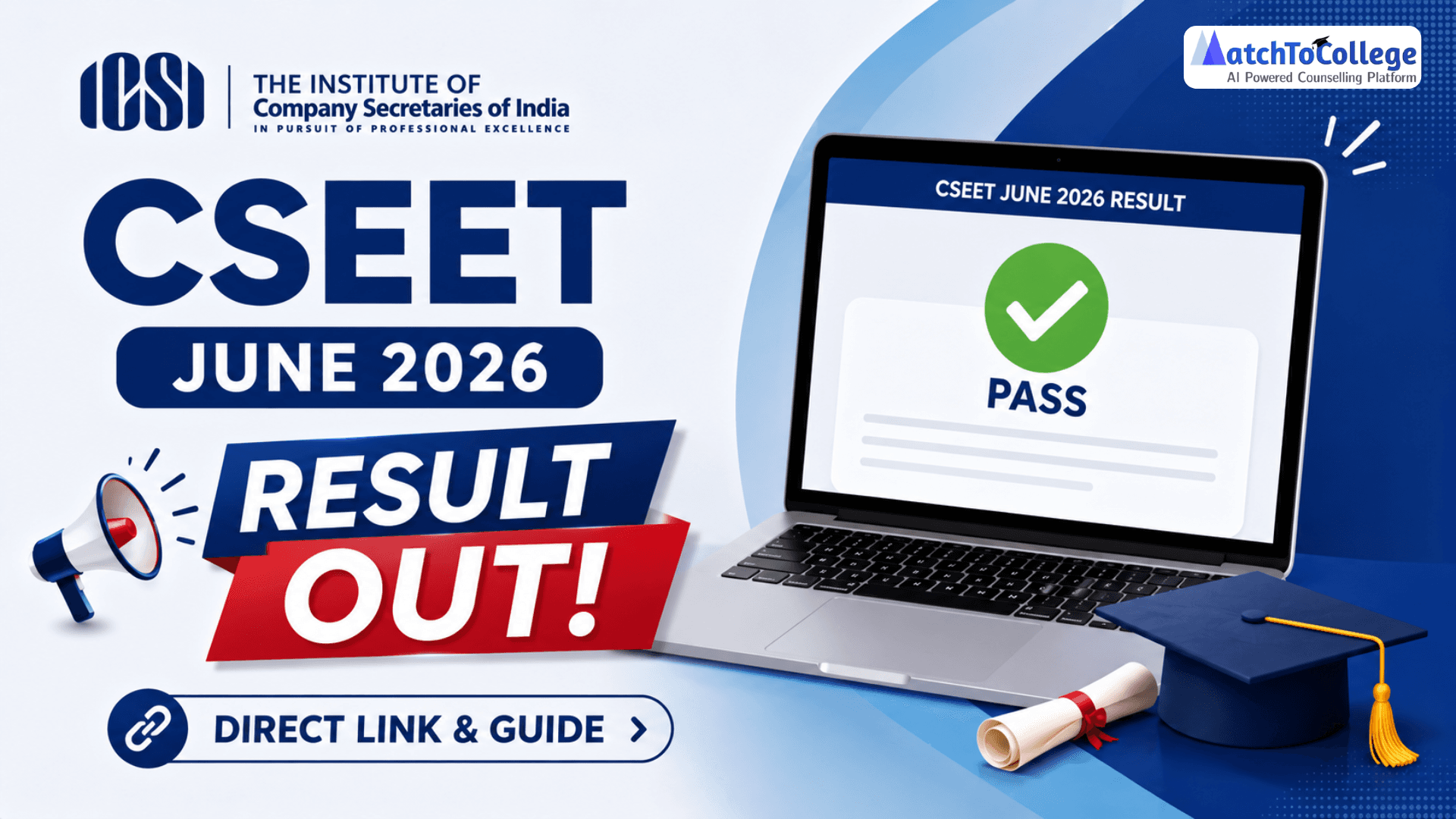 ICSI CSEET June 2026 Result OUT: Direct Link & Guide