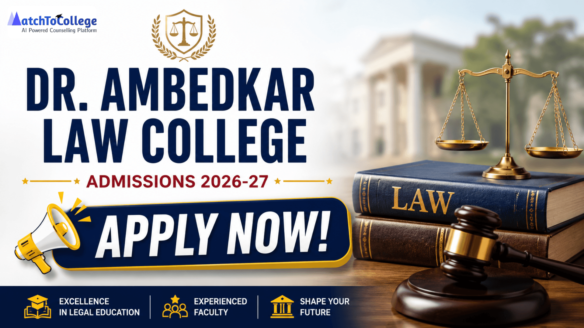 Dr. Ambedkar Law College Admissions 2026-27: Apply Now!