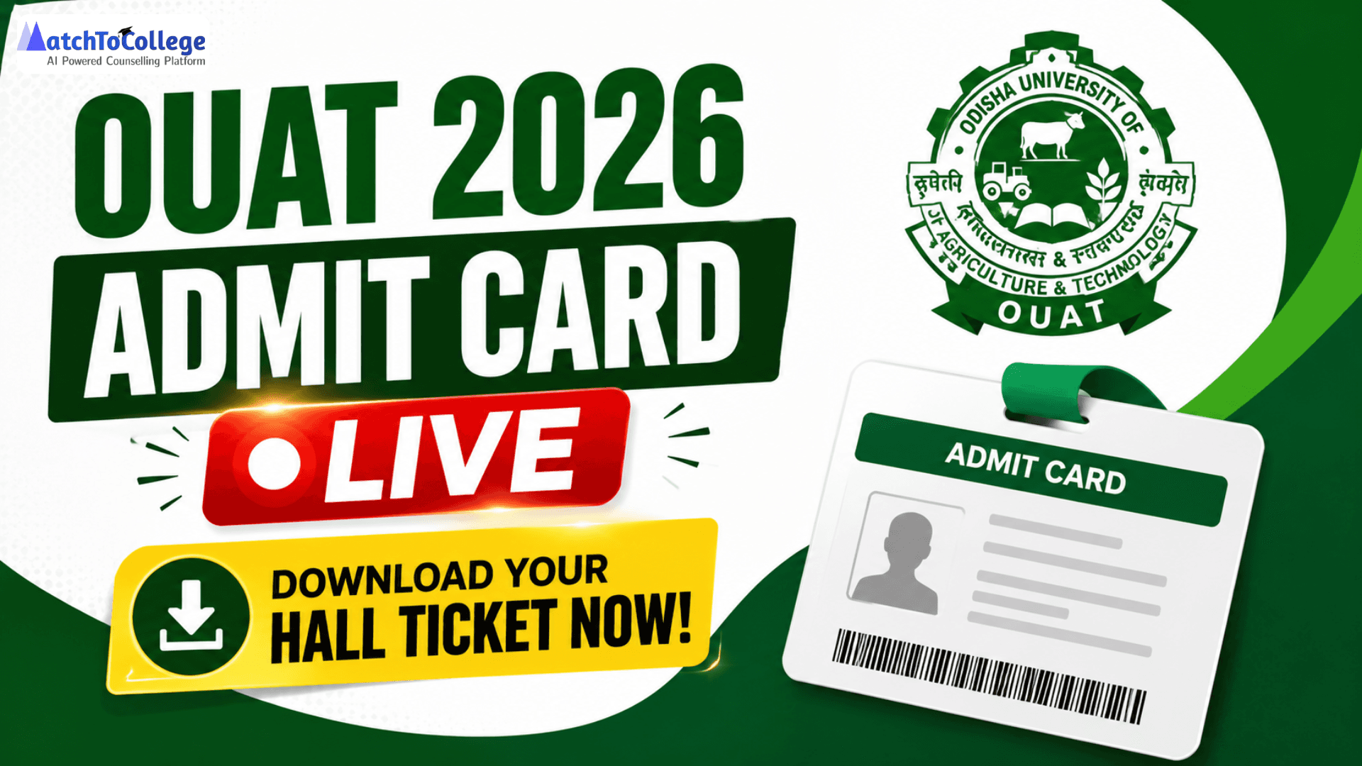 OUAT 2026 Admit Card LIVE: Download Your Hall Ticket Now!