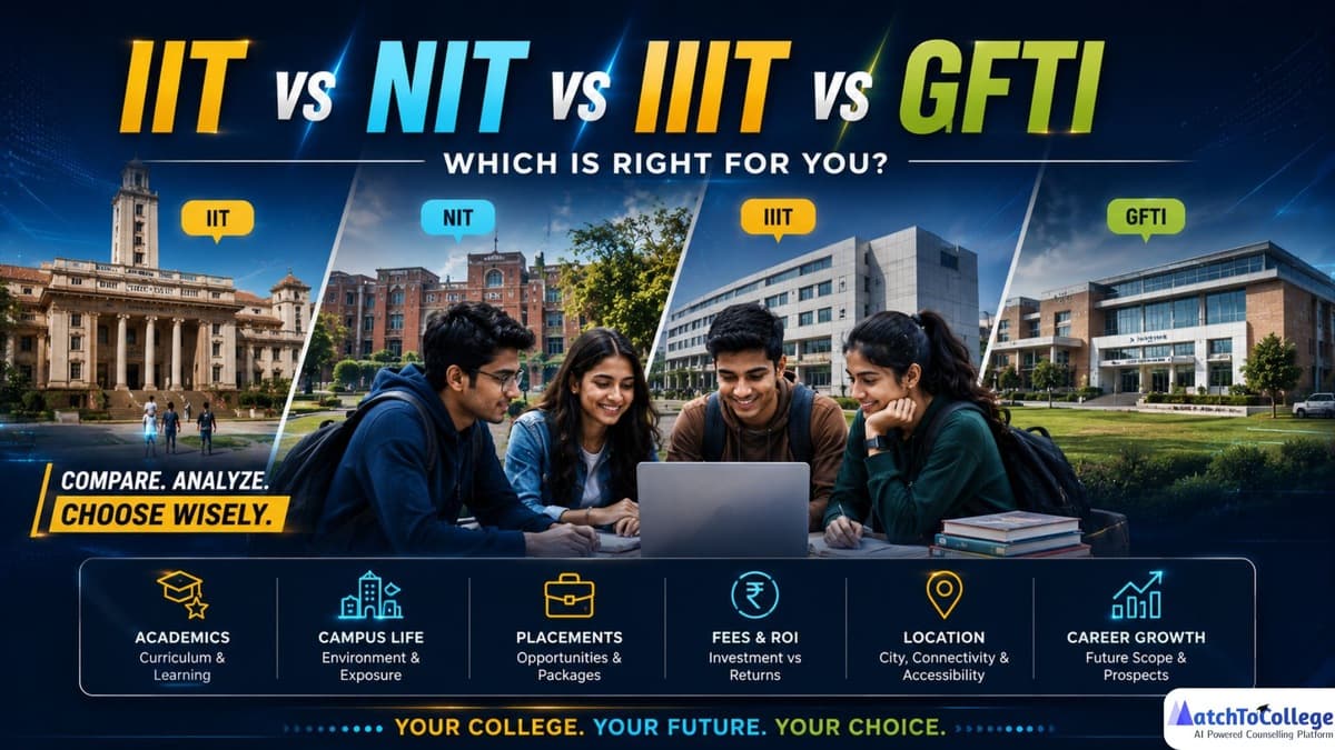 IIT vs NIT vs IIIT vs GFTI: Which Engineering College is Best?