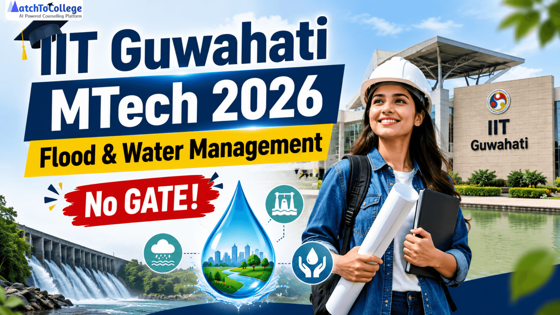 IIT Guwahati MTech 2026: Flood & Water Management, No GATE!