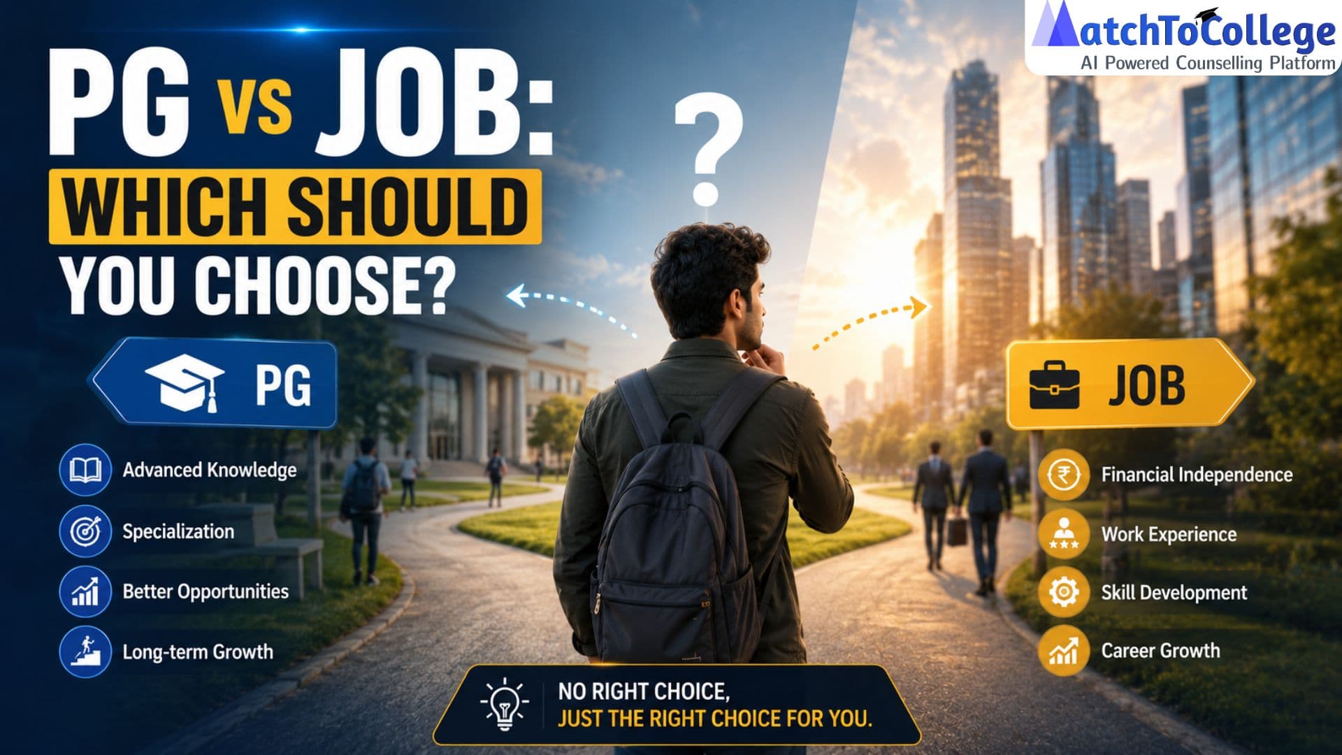 PG vs. Job: Which Path is Right for Your Future?