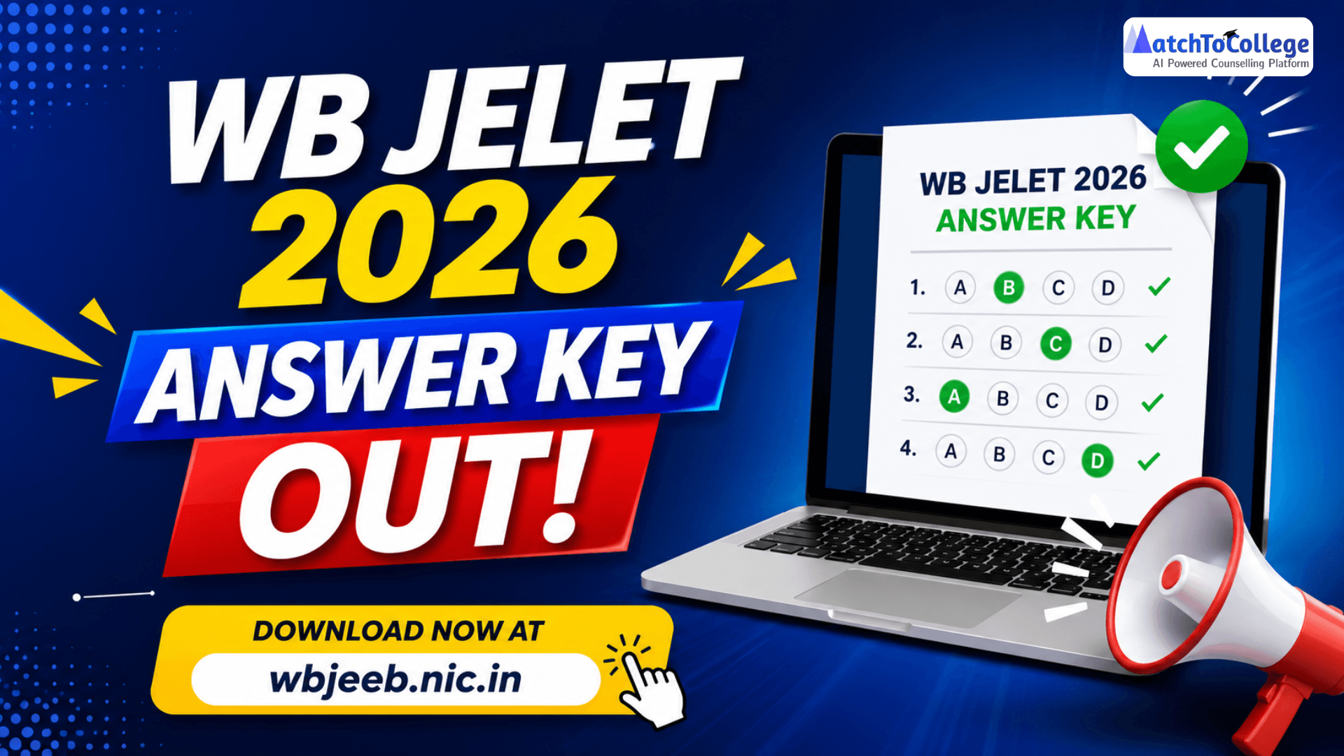 WB JELET 2026 Answer Key OUT! Download Now at wbjeeb.nic.in