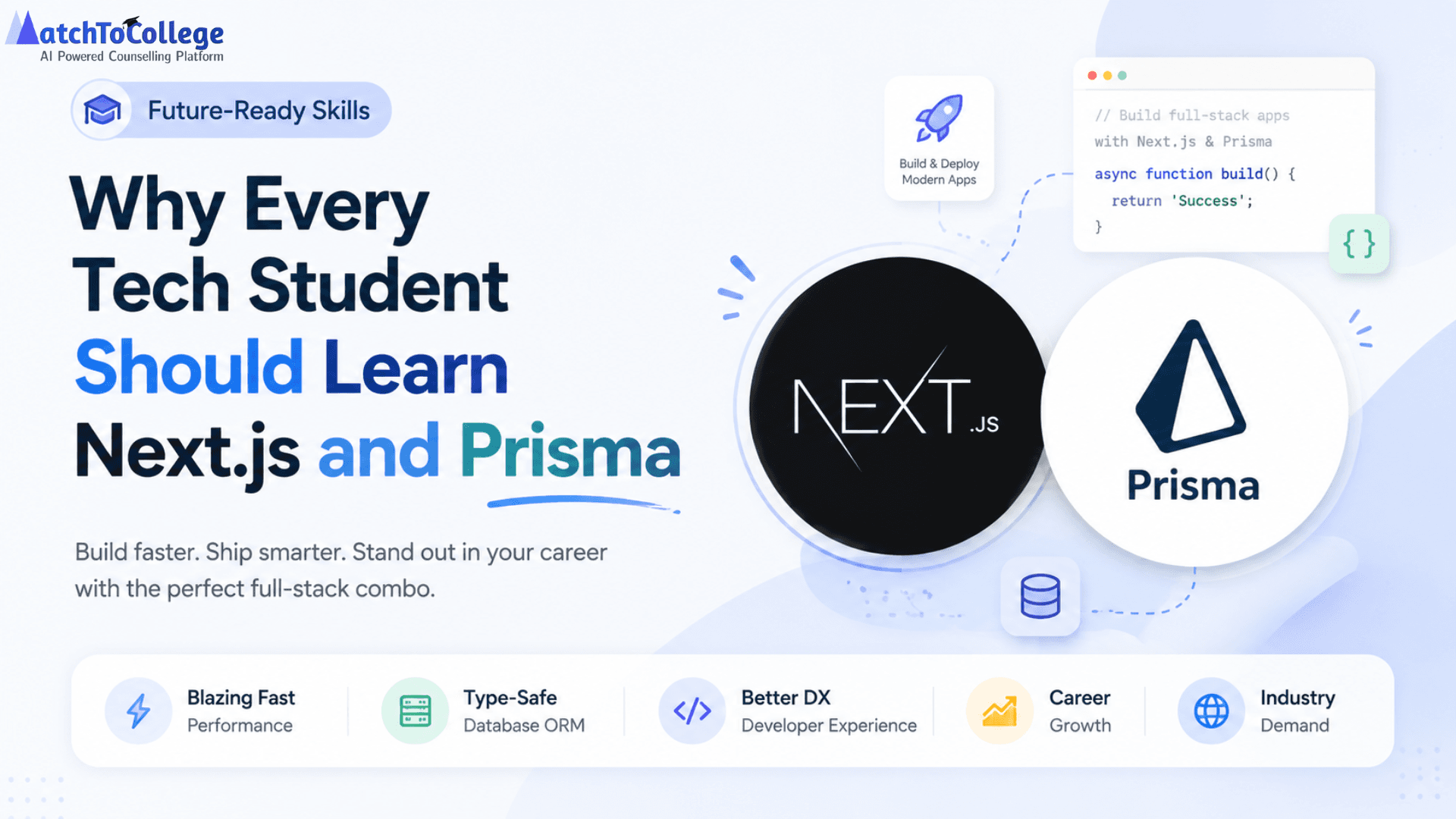 Why every tech student should learn Next.js and Prisma this year.