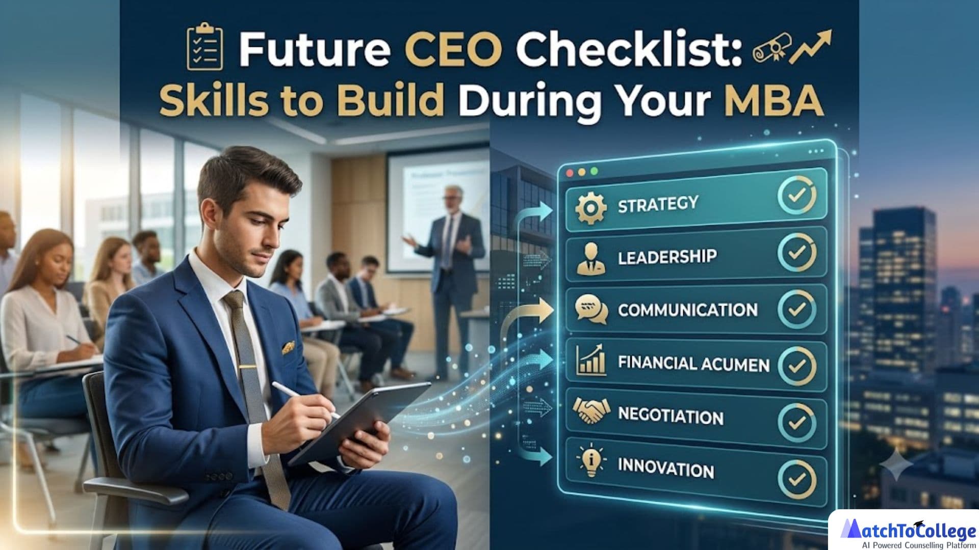Future CEO Checklist: MBA Skills You Need Now