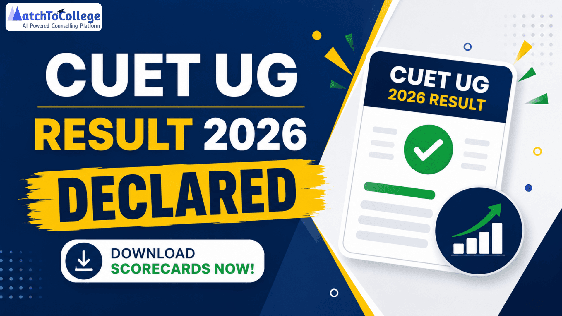 CUET UG Result 2026 DECLARED: Download Scorecards Now!