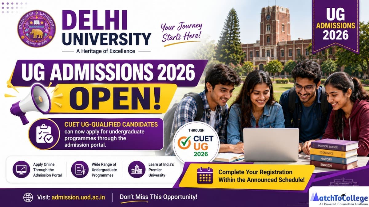 DU UG Admissions 2026: Your Guide to Delhi University