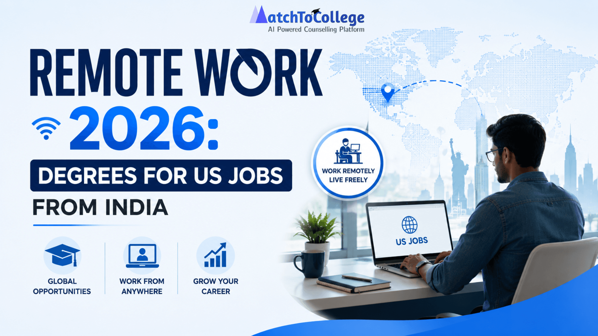 Remote Work 2026: Degrees for US Jobs from India