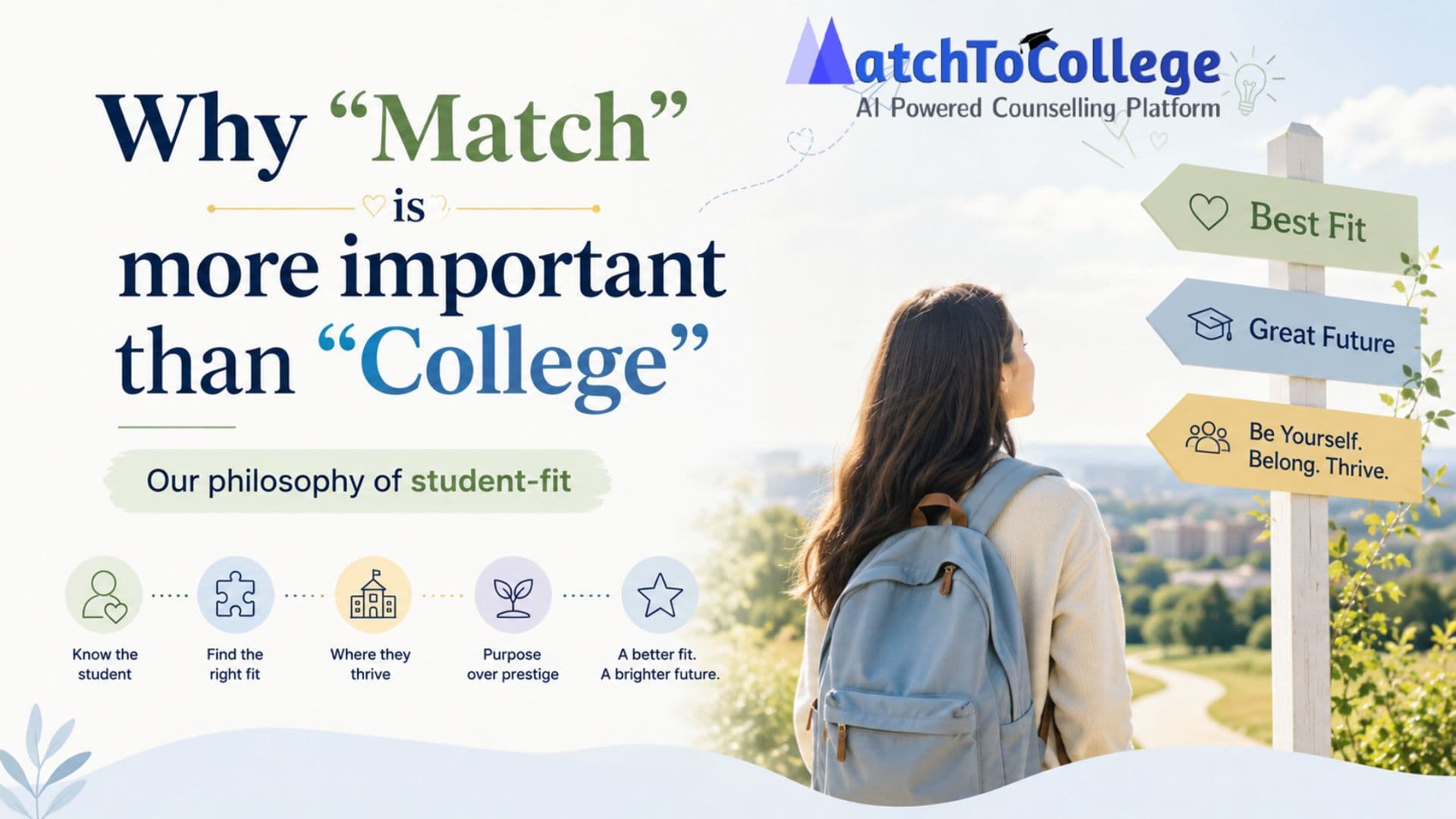 Why "Match" is more important than "College": Our philosophy of student-fit.