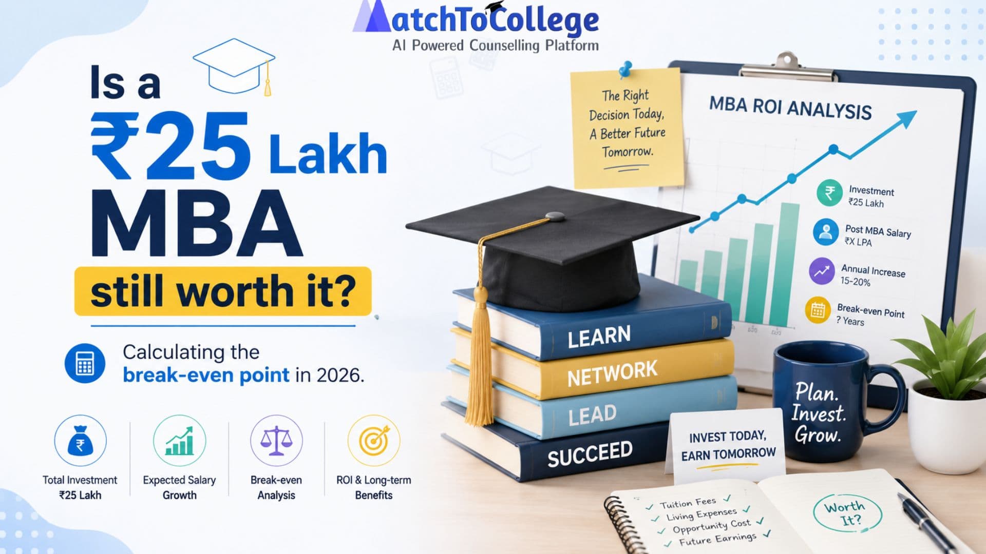 Is a ₹25 Lakh MBA still worth it? Calculating the break-even point in 2026.