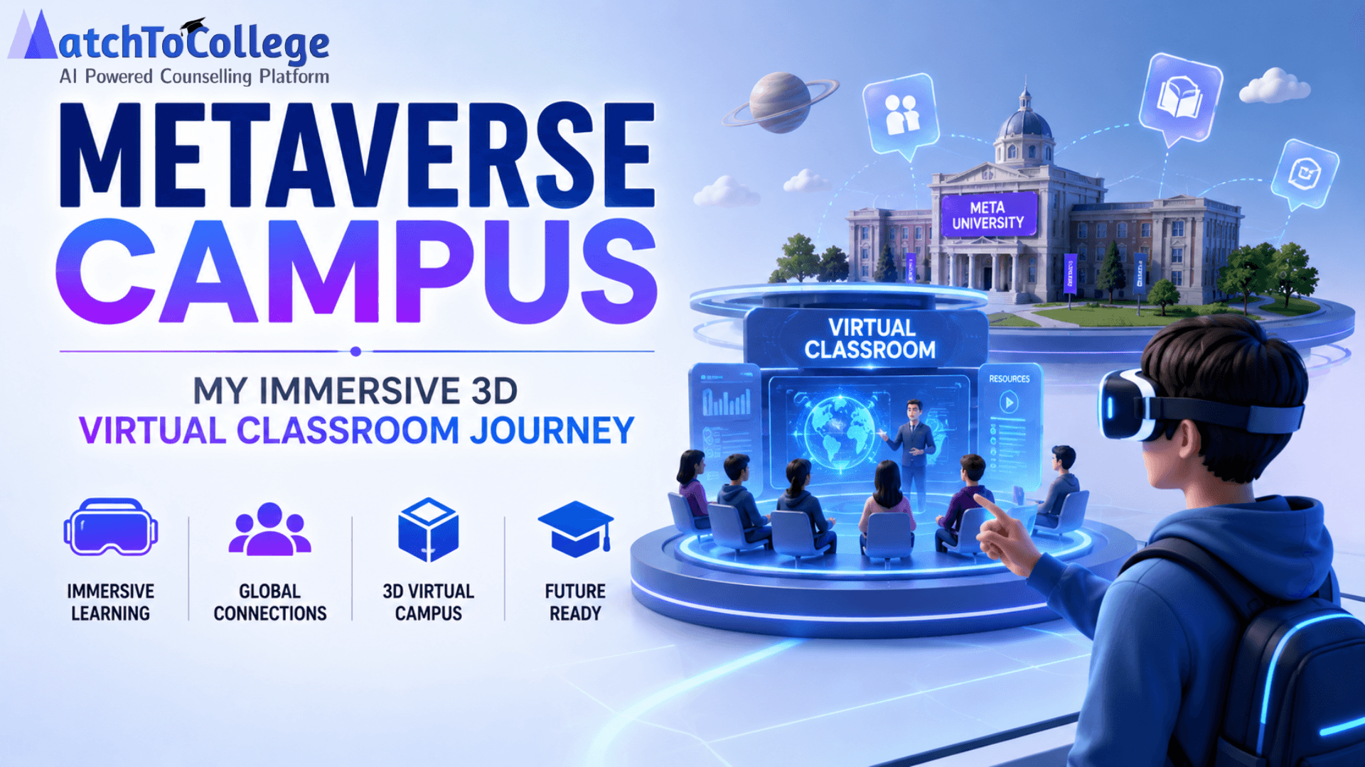 Metaverse Campus: My Immersive 3D Virtual Classroom Journey